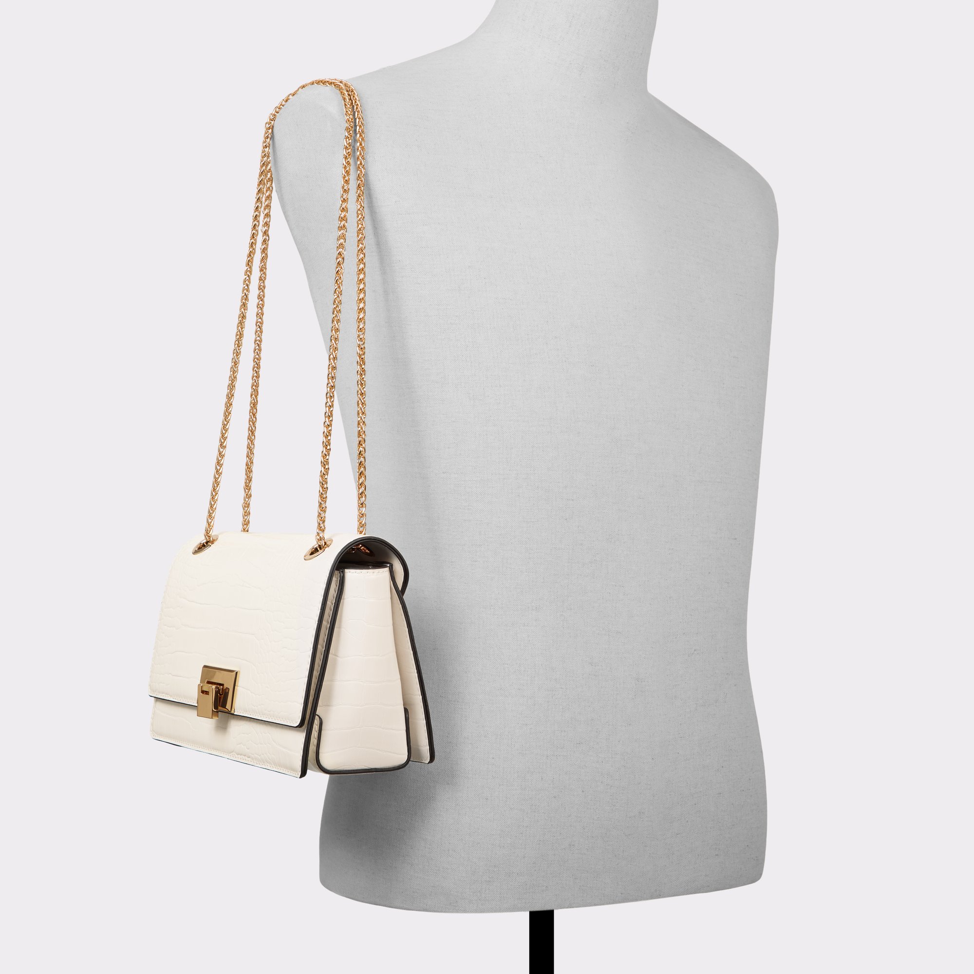 クロコダイル【ALDO】チェーン ショルダーバッグ Laurenceex Laurenceex White Women's Crossbody Bags | ALDO US