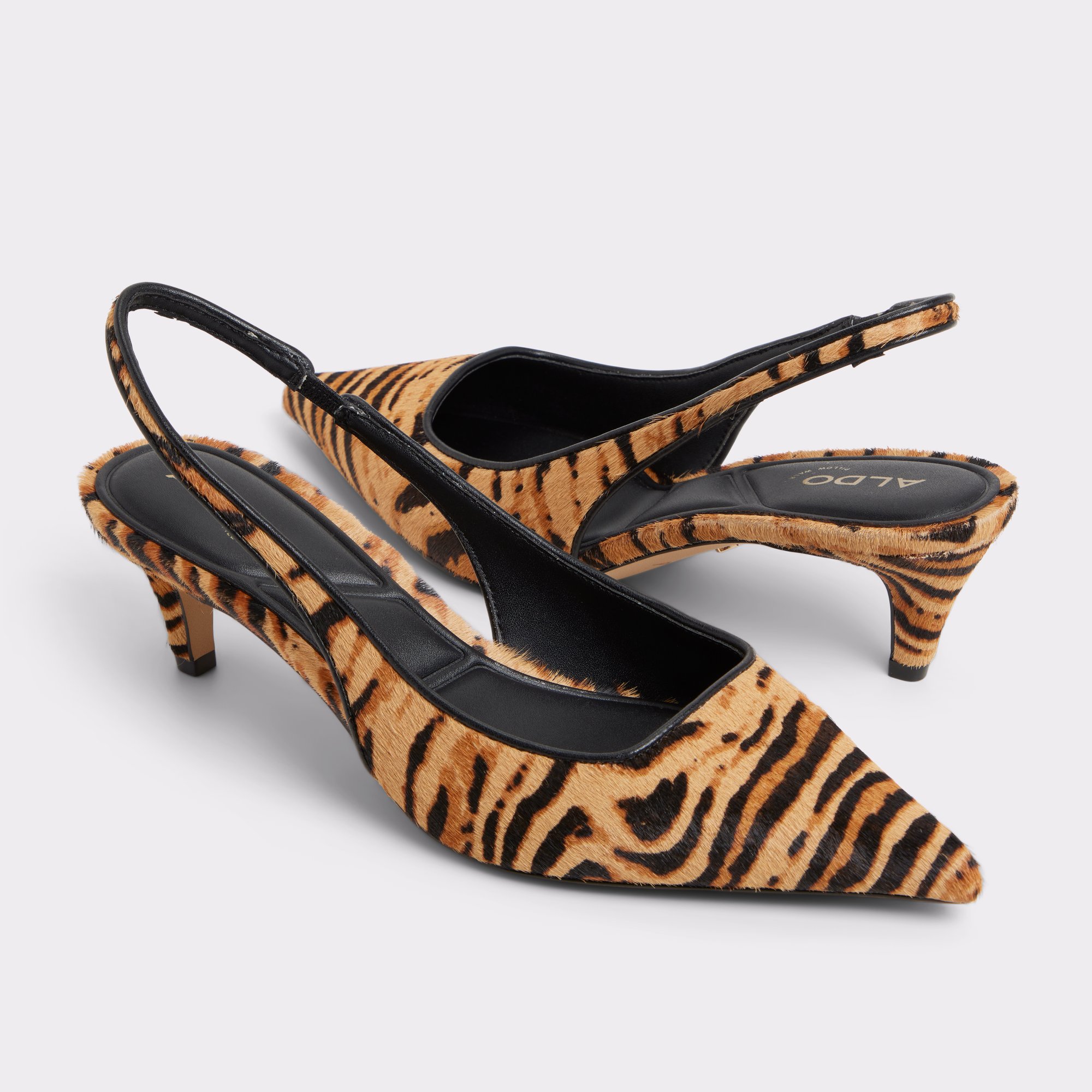Leanah Open Brown Women's Kitten heels | ALDO US