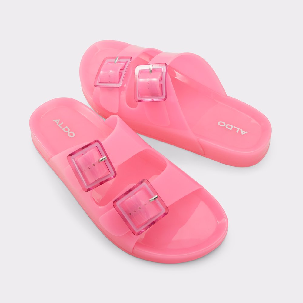 【ALDO】 ★ フラット スライド サンダル ★ CARIA ★ PINK ALDO】 ☆ フラット スライド サンダル ☆ CARIA ☆ PINK