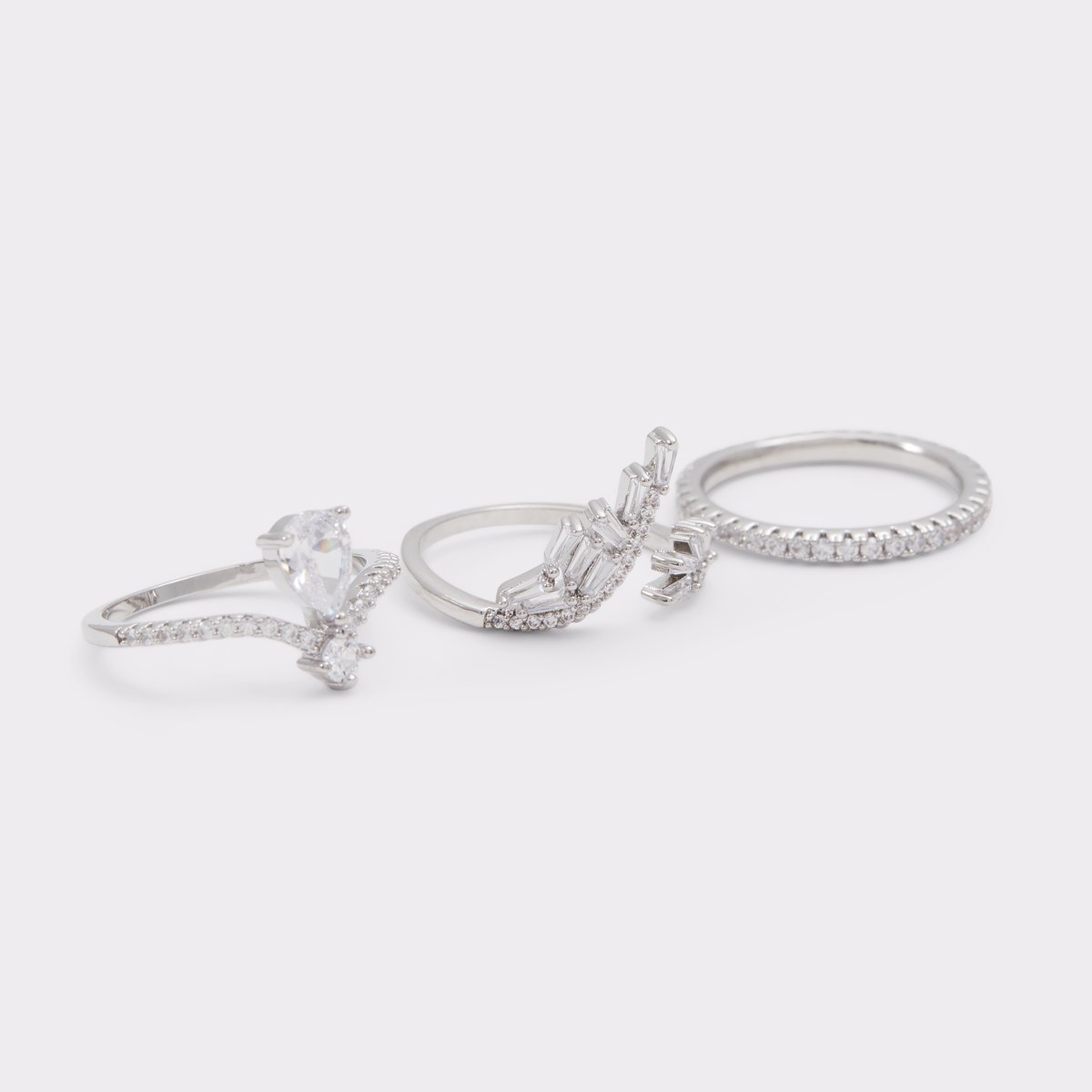 Leraen Silver/Clear Multi Women's Rings | ALDO US