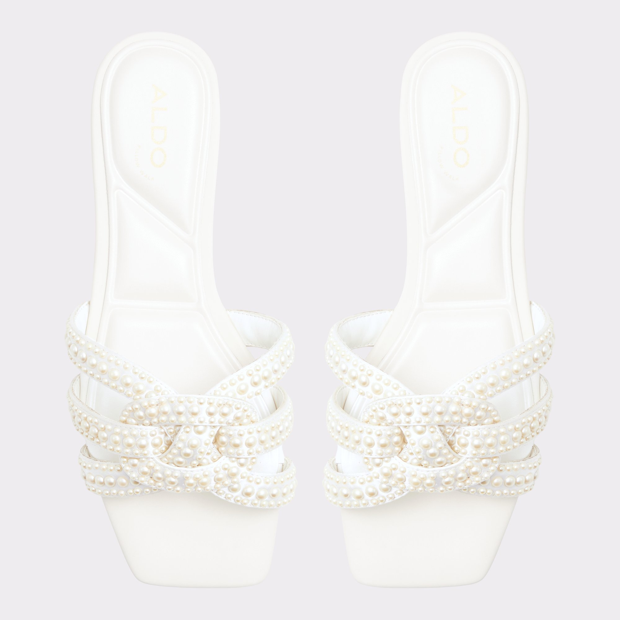 Lilu White Women's Flat Sandals | ALDO Canada