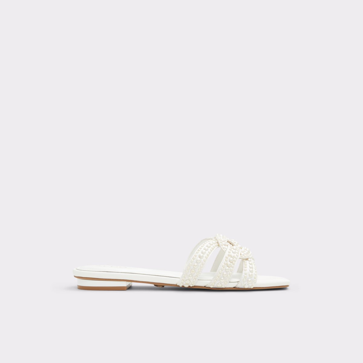 Lilu White Women's Flat Sandals | ALDO Canada