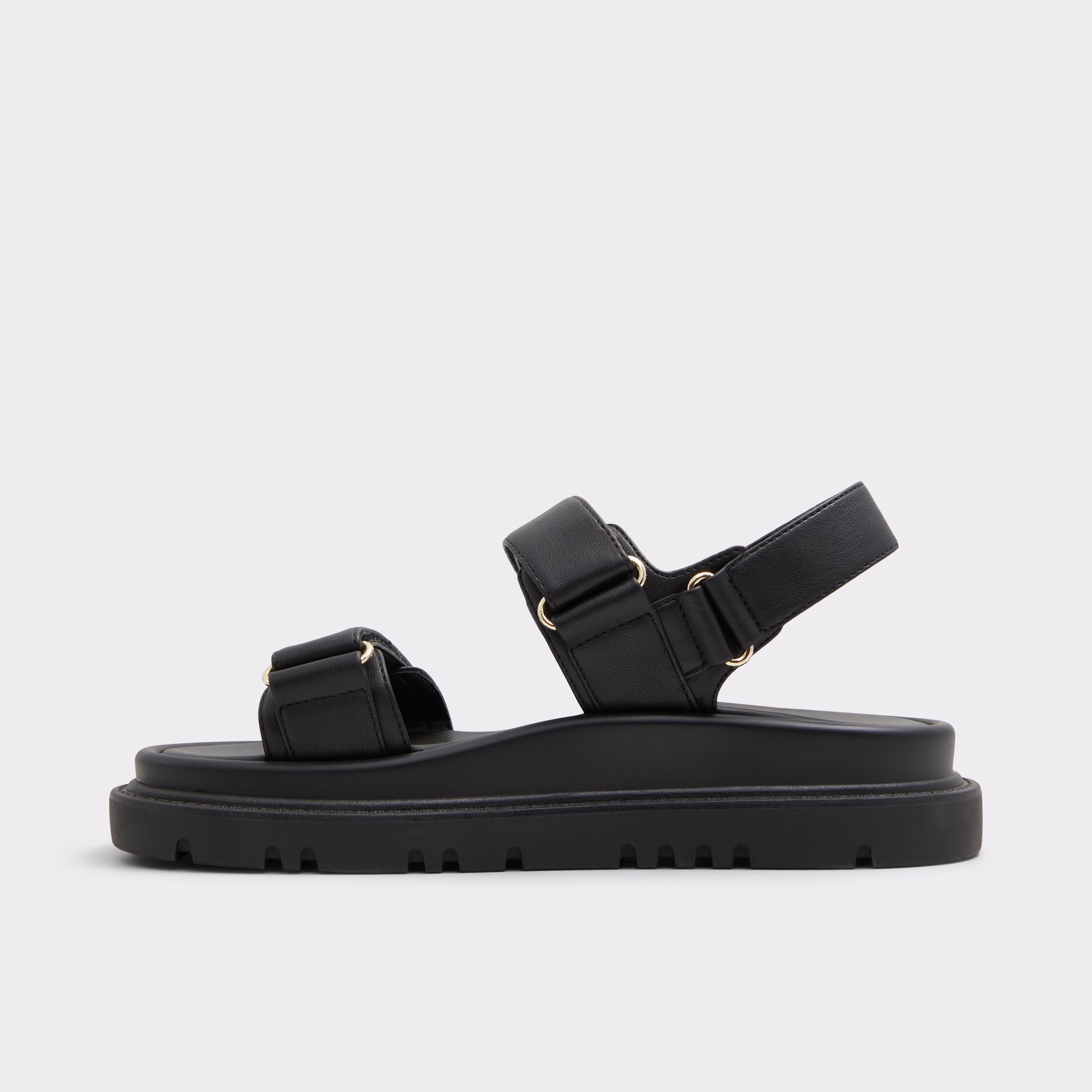 Linette Black Women's Footbed sandals | ALDO Canada