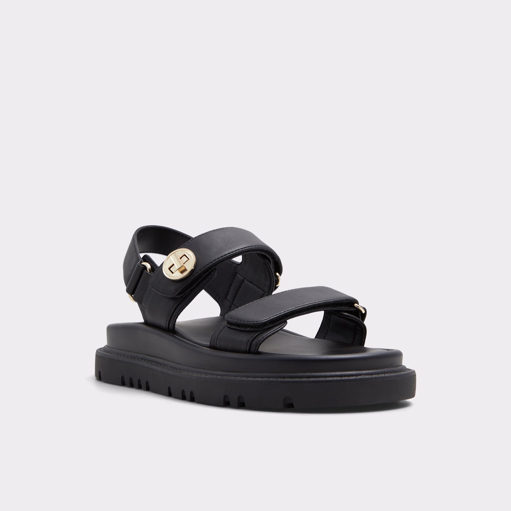 Linette Black Women's Footbed Sandals | ALDO Canada