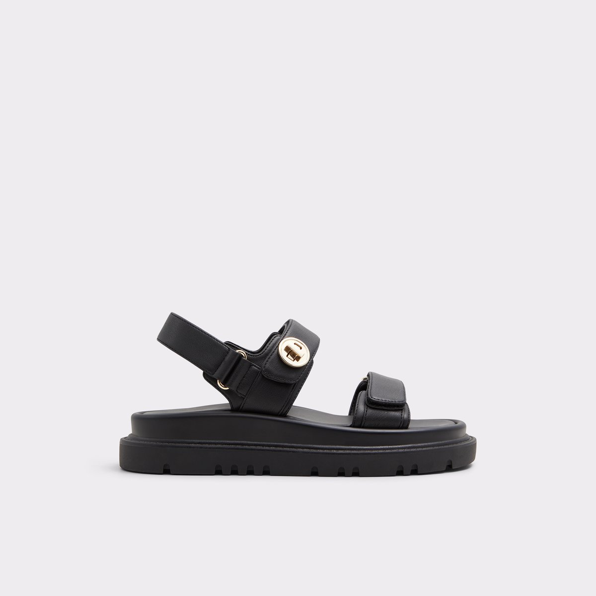 Linette Black Women's Footbed Sandals | ALDO Canada