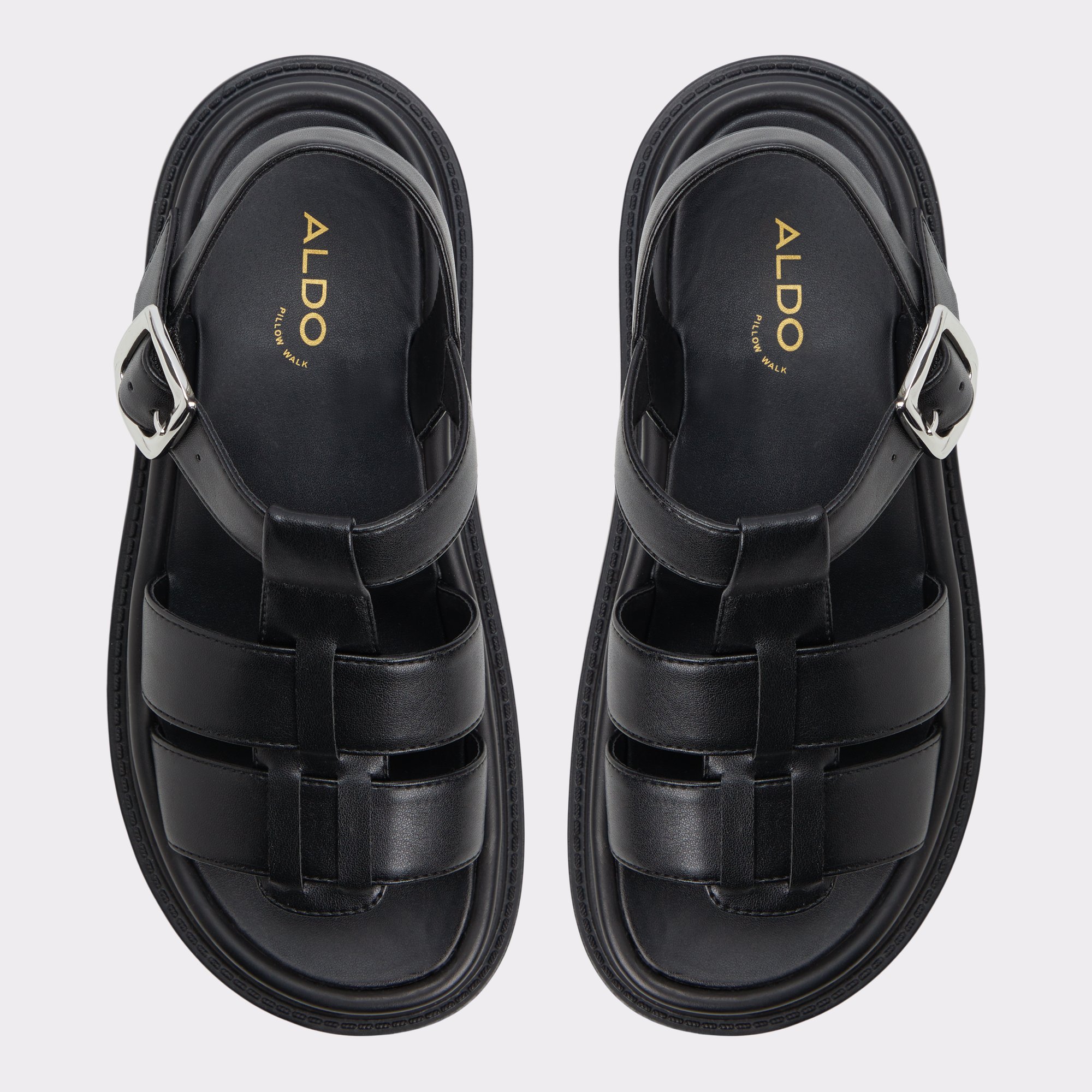 Linettie Noir Femmes Sandales a assise plantaire | ALDO Canada
