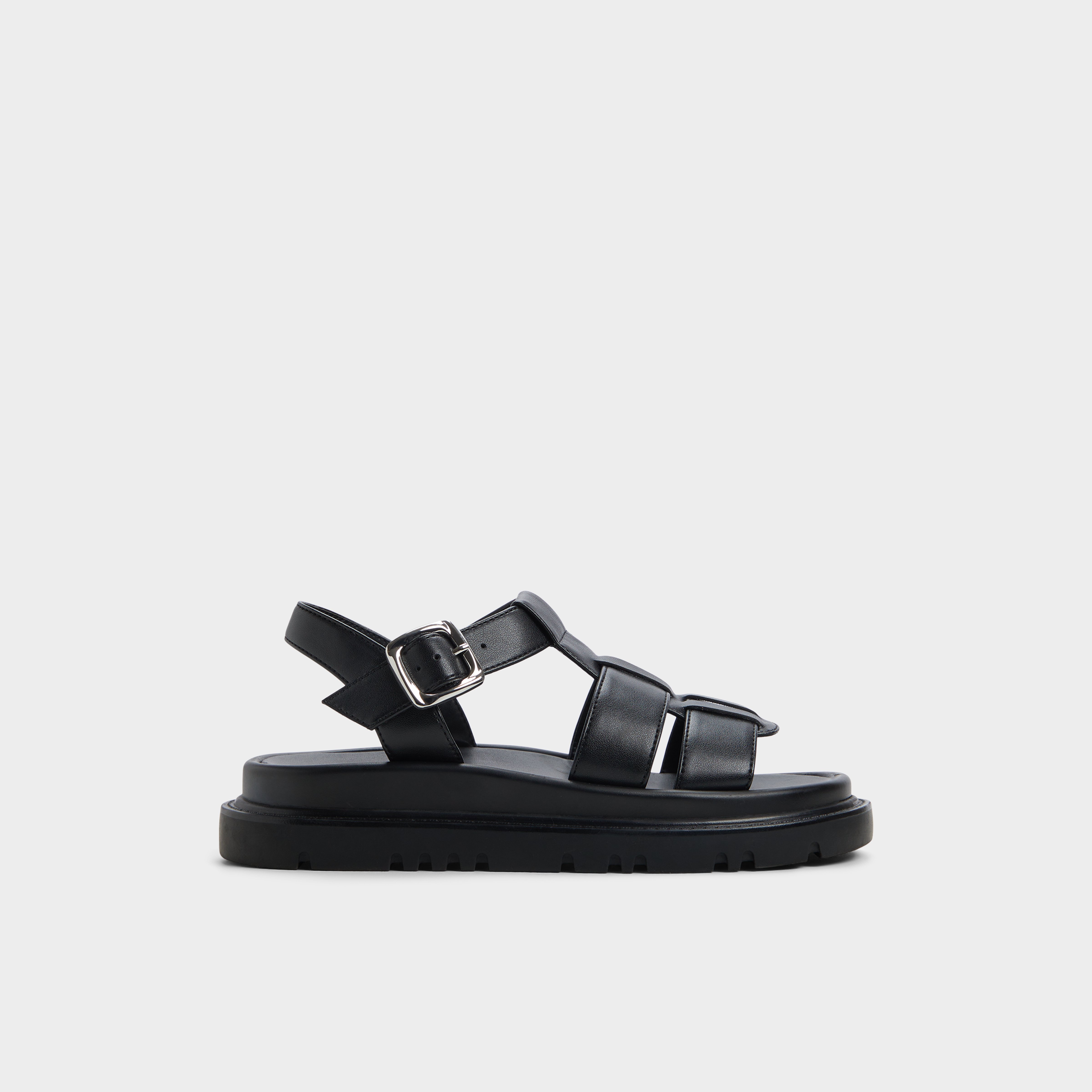 軽量☆快適ソール【ALDO】Linettie グラディエーターサンダル Linettie Black Women's Footbed sandals | ALDO Canada