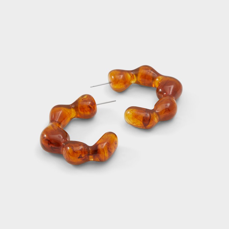 liriomyza arete de mujer-marron_brown liriomyza arete de mujer-marron_brown