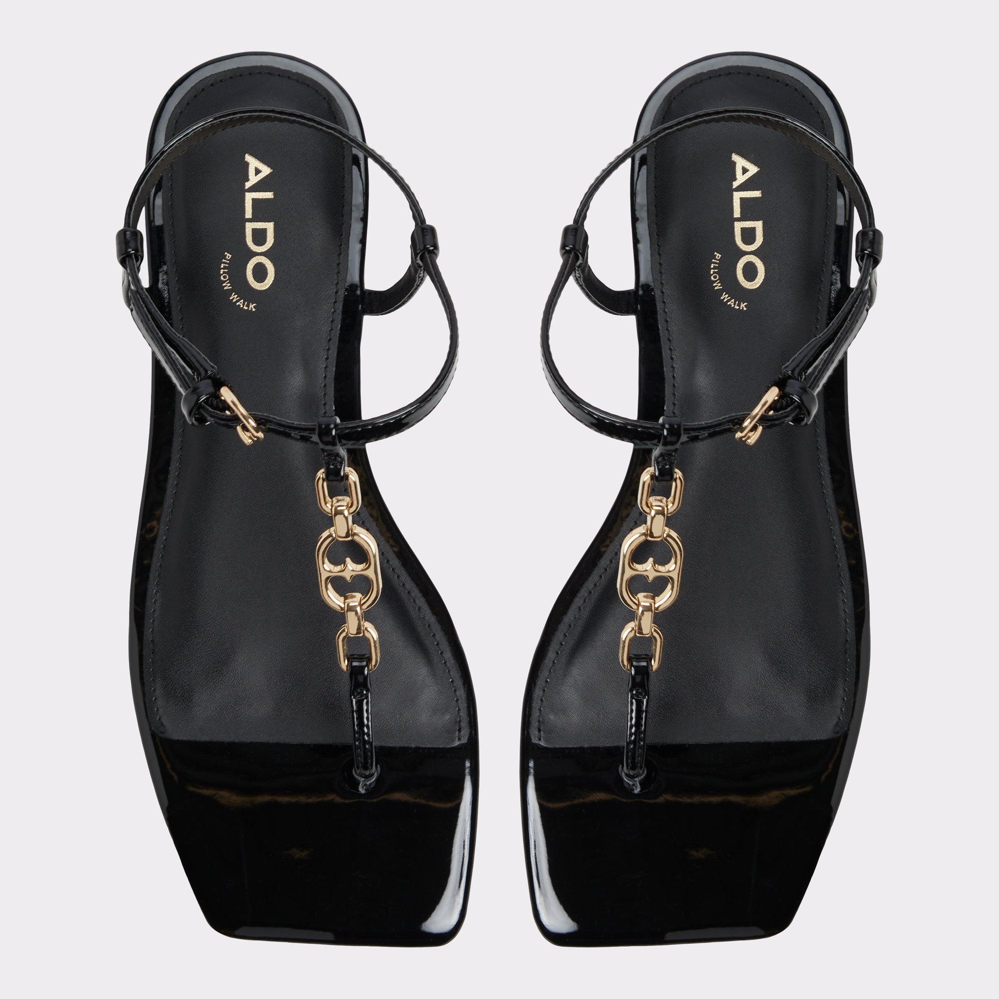 Lorenza Black Women's Flat Sandals | ALDO US