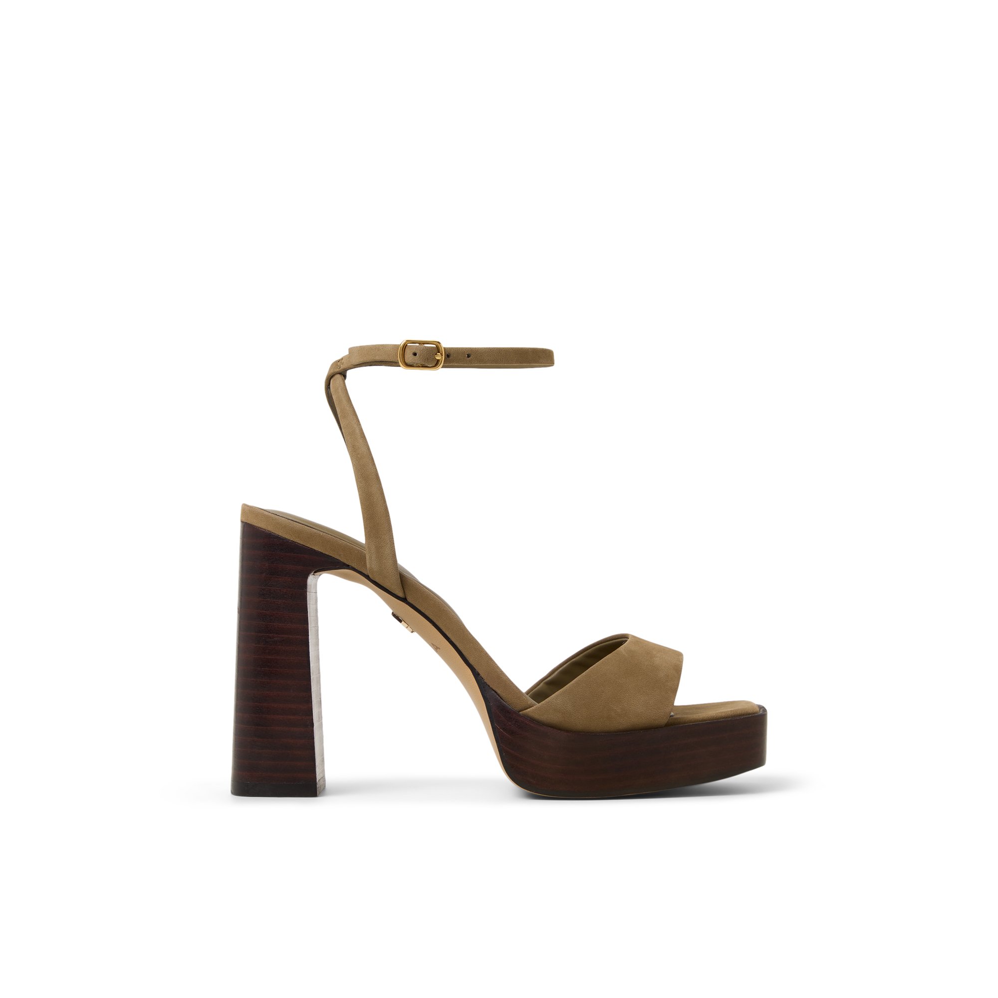 Aldo Lothon Ankle Strap Platform Sandal In Nude