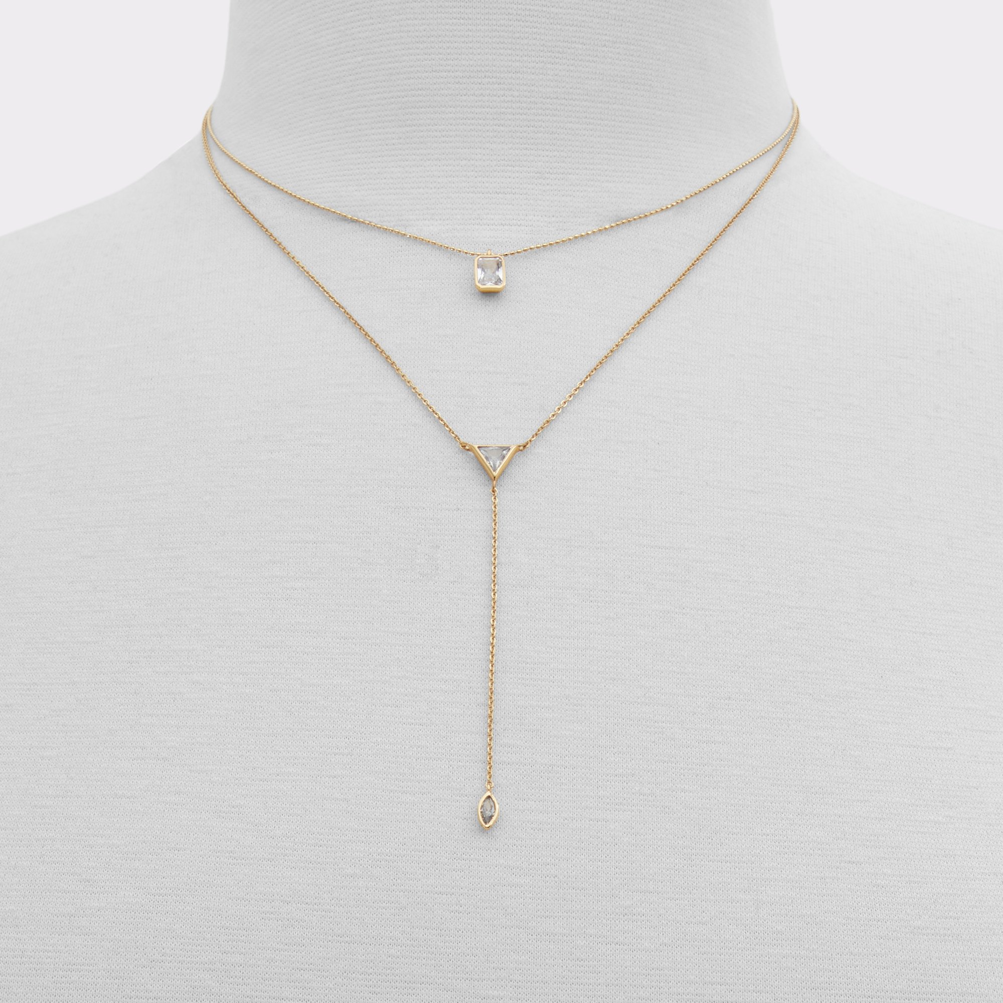 Louvie Gold/Clear Multi Women's Necklaces | ALDO Canada