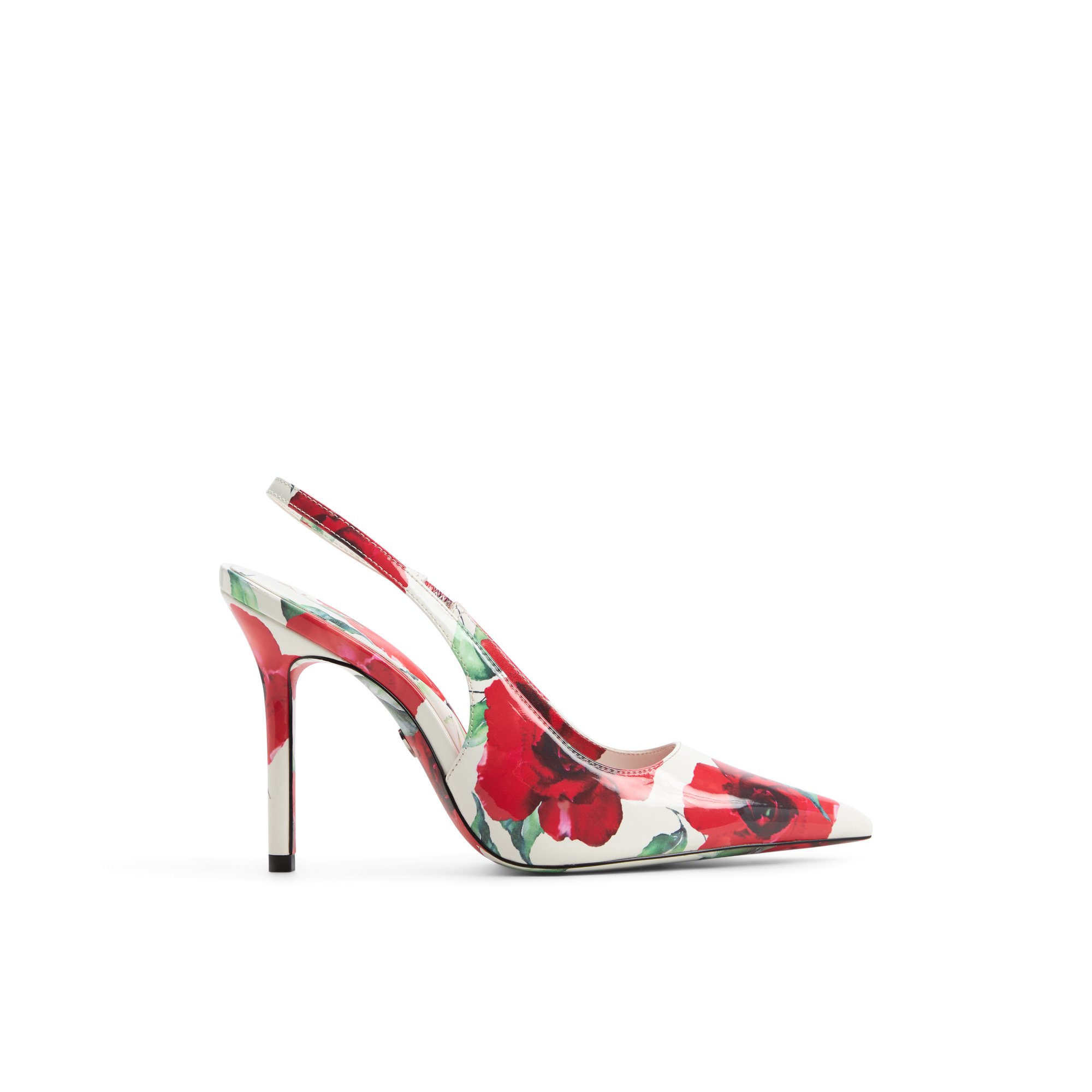 ALDO Lovebloom - Women's Slingback Collection - Multi Patent, Size 8