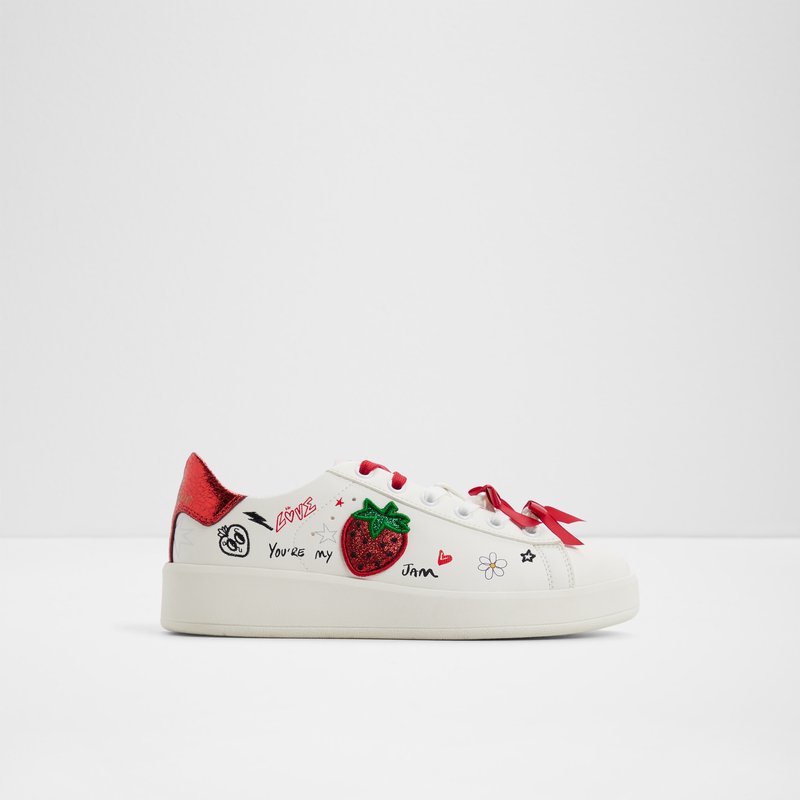 lovesneaker zapatos deportivo de mujer-blanco_6white