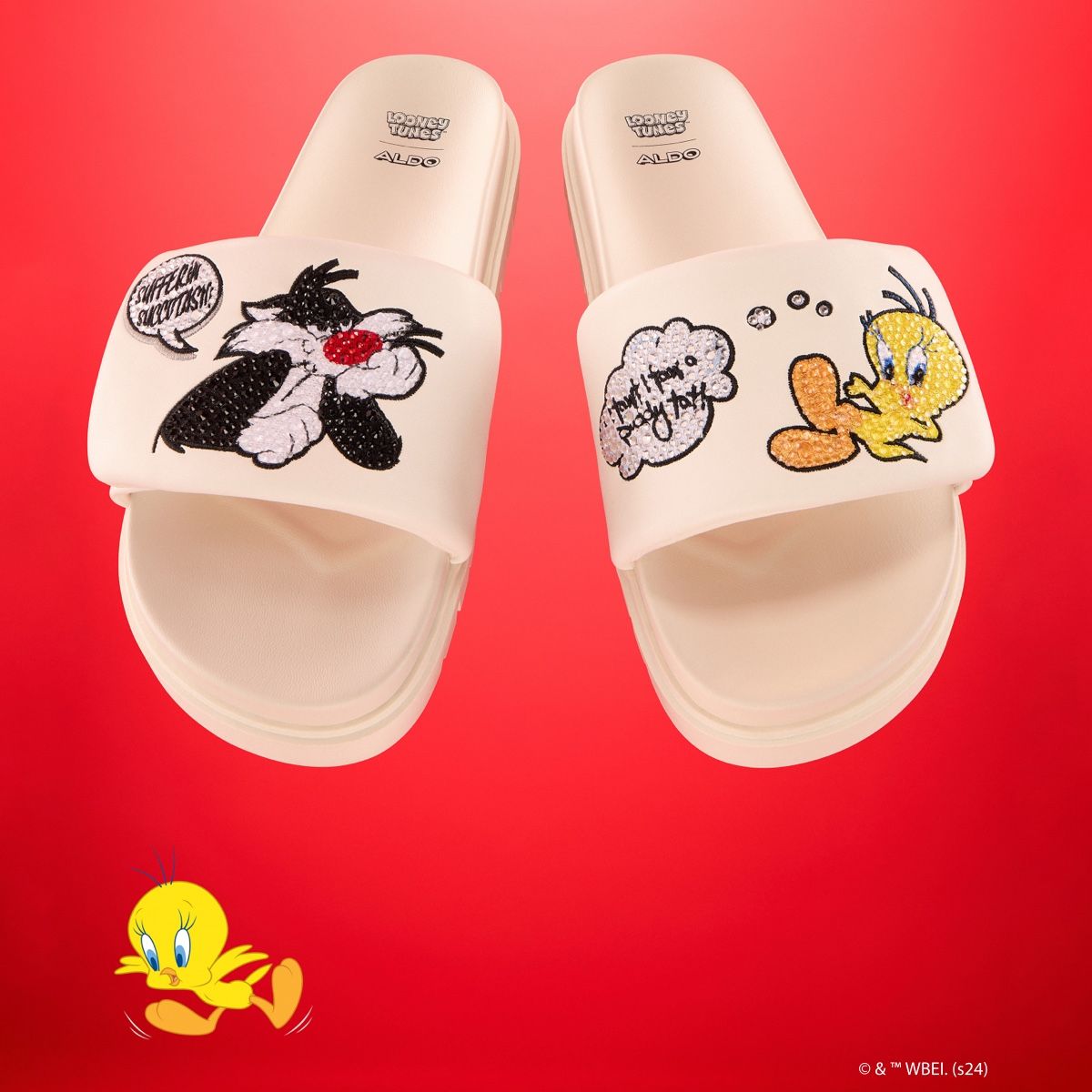 Ltslides White Women's Looney Tunes™ x ALDO | Canada