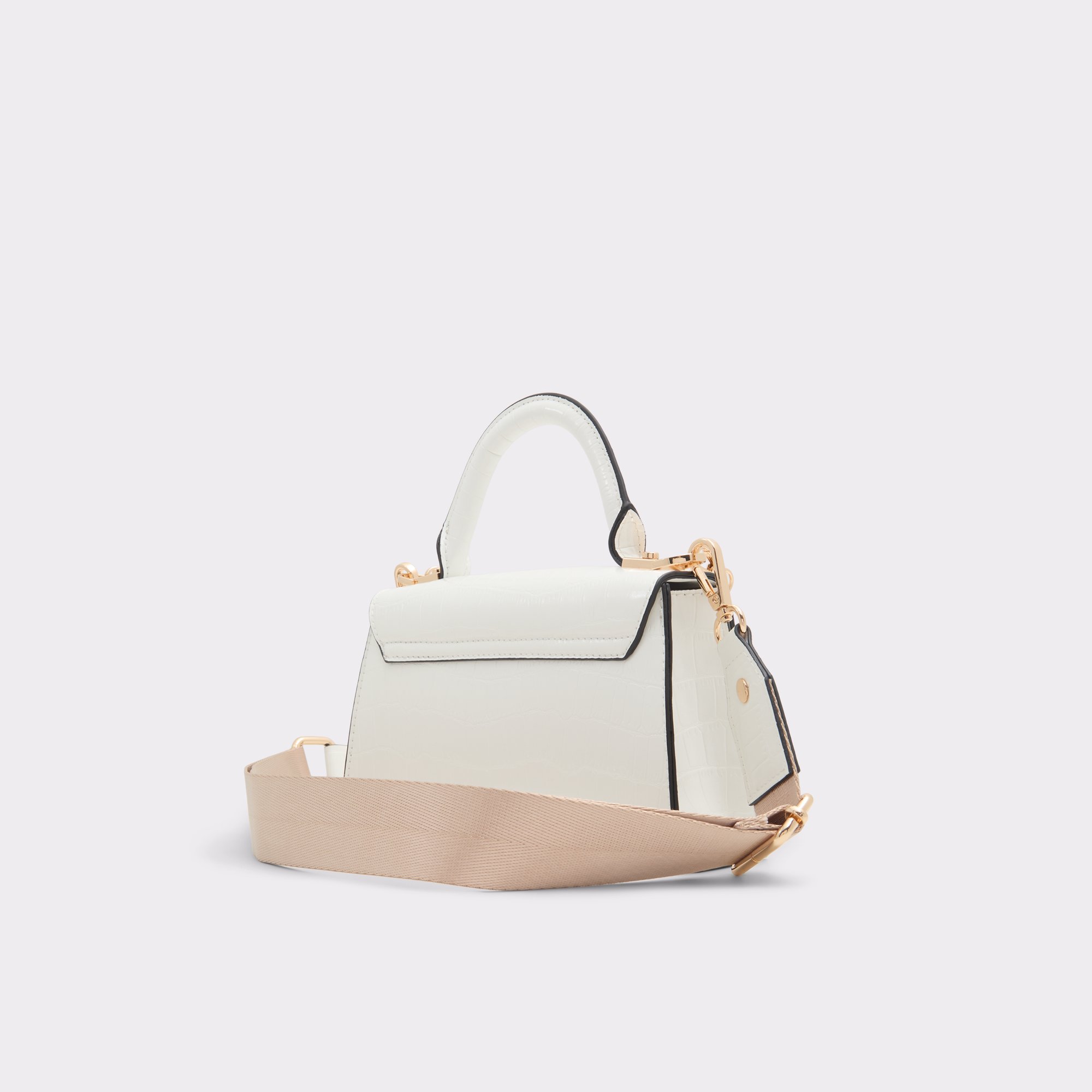 White top handle bag sale