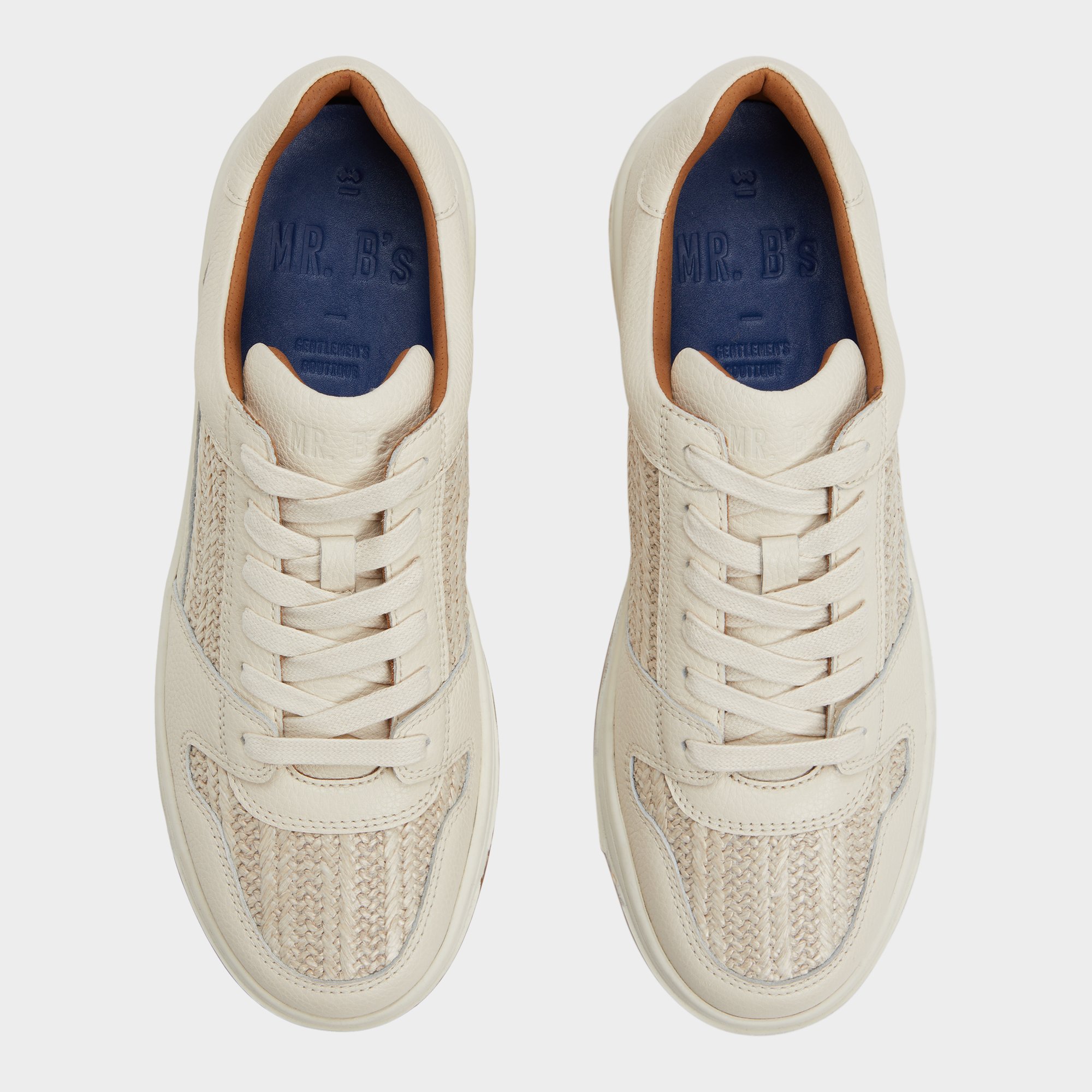 Ludlow White Leather Mixed Material Men's Low top | ALDO Canada
