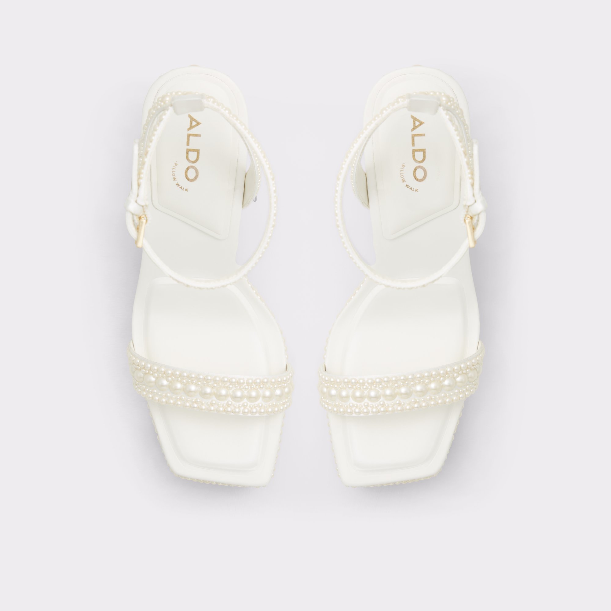 Lulu White Women's Platform Sandals | ALDO Canada