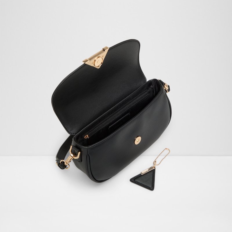 luxeshoulder cartera de mujer-negro_black