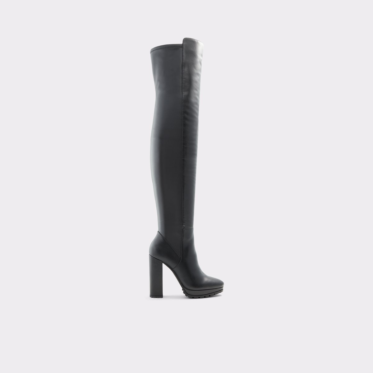 aldo leather thigh high boots