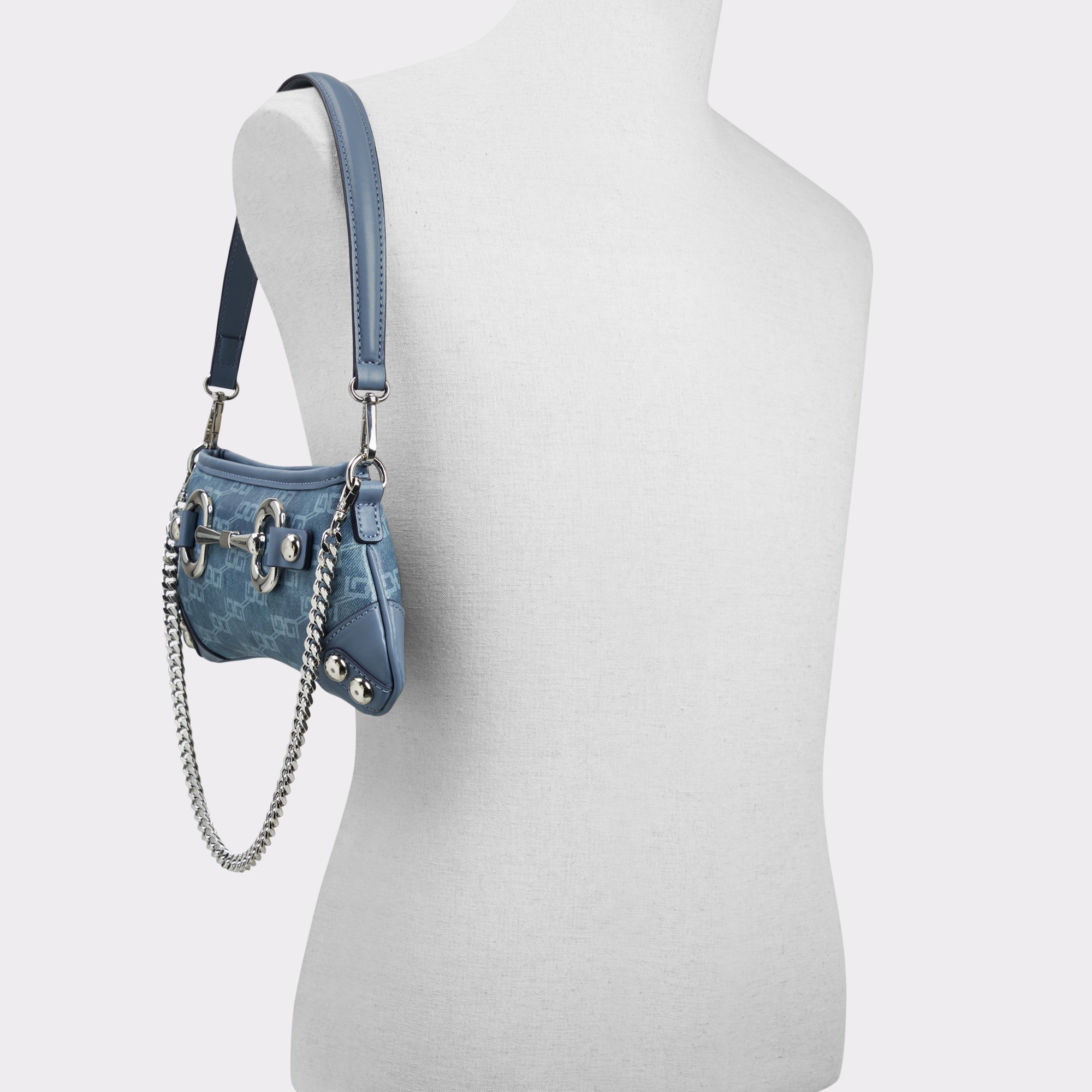 BY FAR Mini Rachel Bag in Blue