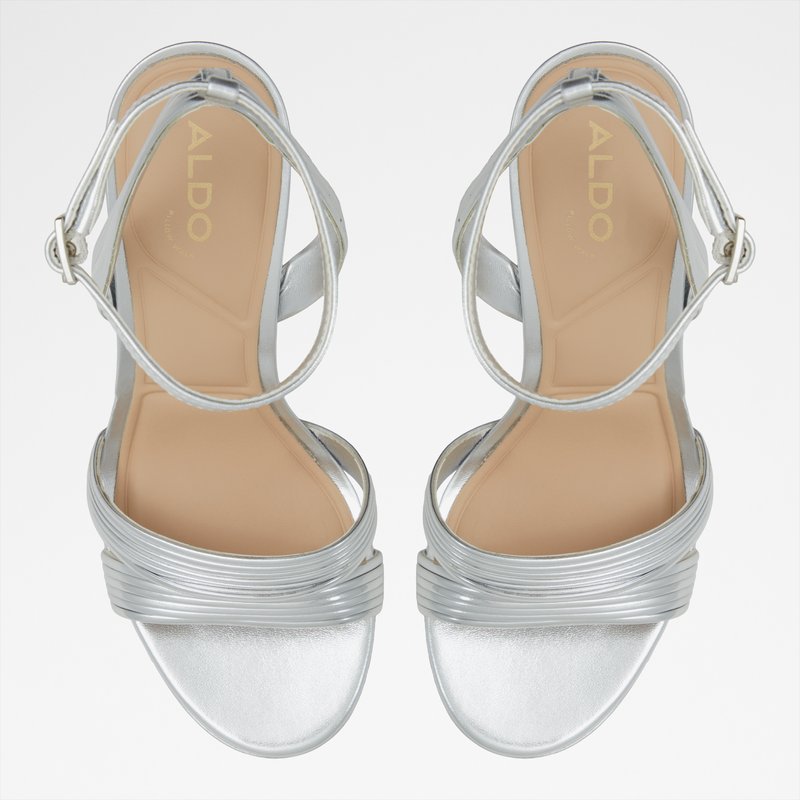 maelis sandalia de mujer-plateado_10silver