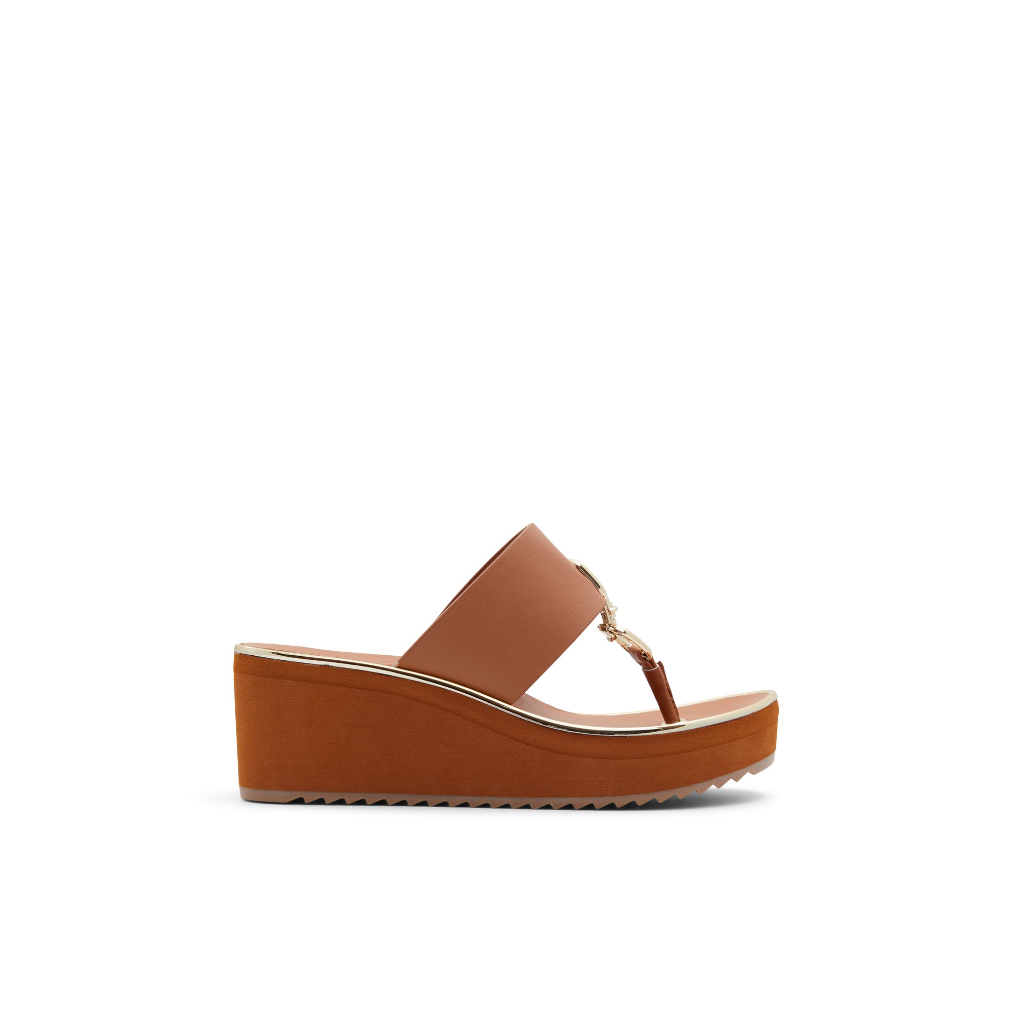 ALDO Maesllan - Women's Wedge Sandals - Brown