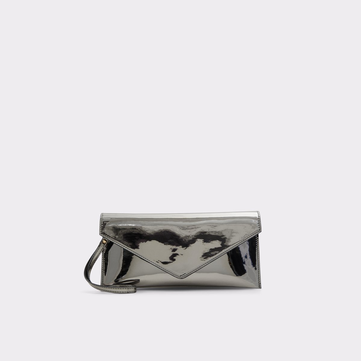 Pewter grey clutch bag sale