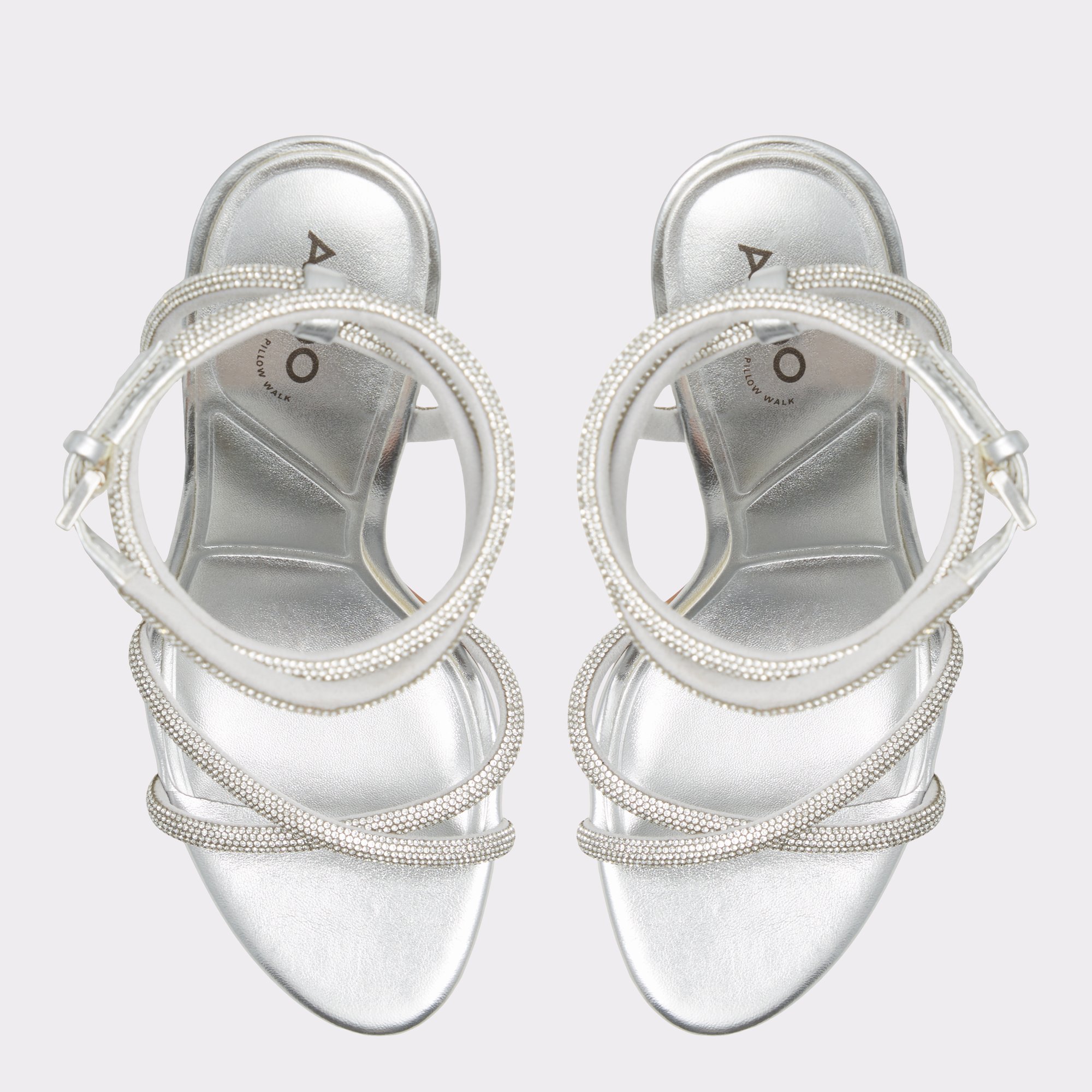 Manaelden Silver Women's Heeled sandals | ALDO US