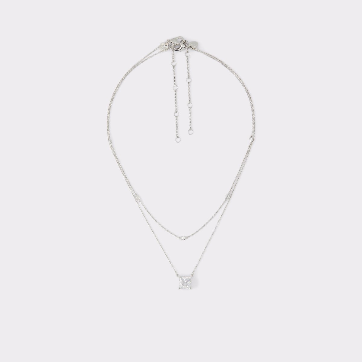 Manedegyn Silver-Clear Multi Women's Necklaces | ALDO Canada