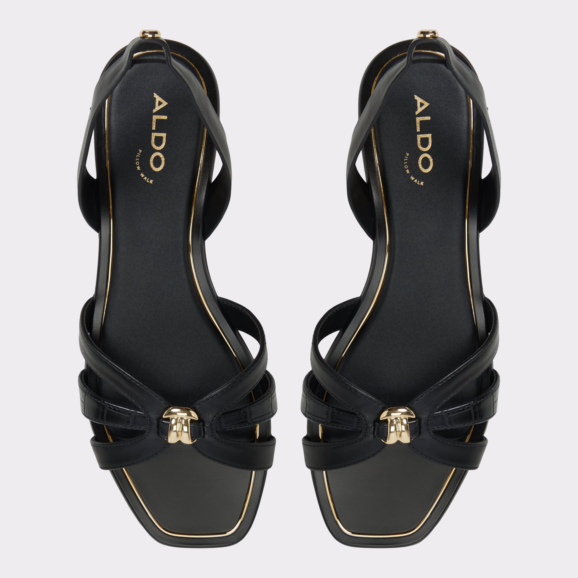 Marassita Black Women's Flat Sandals | ALDO Canada