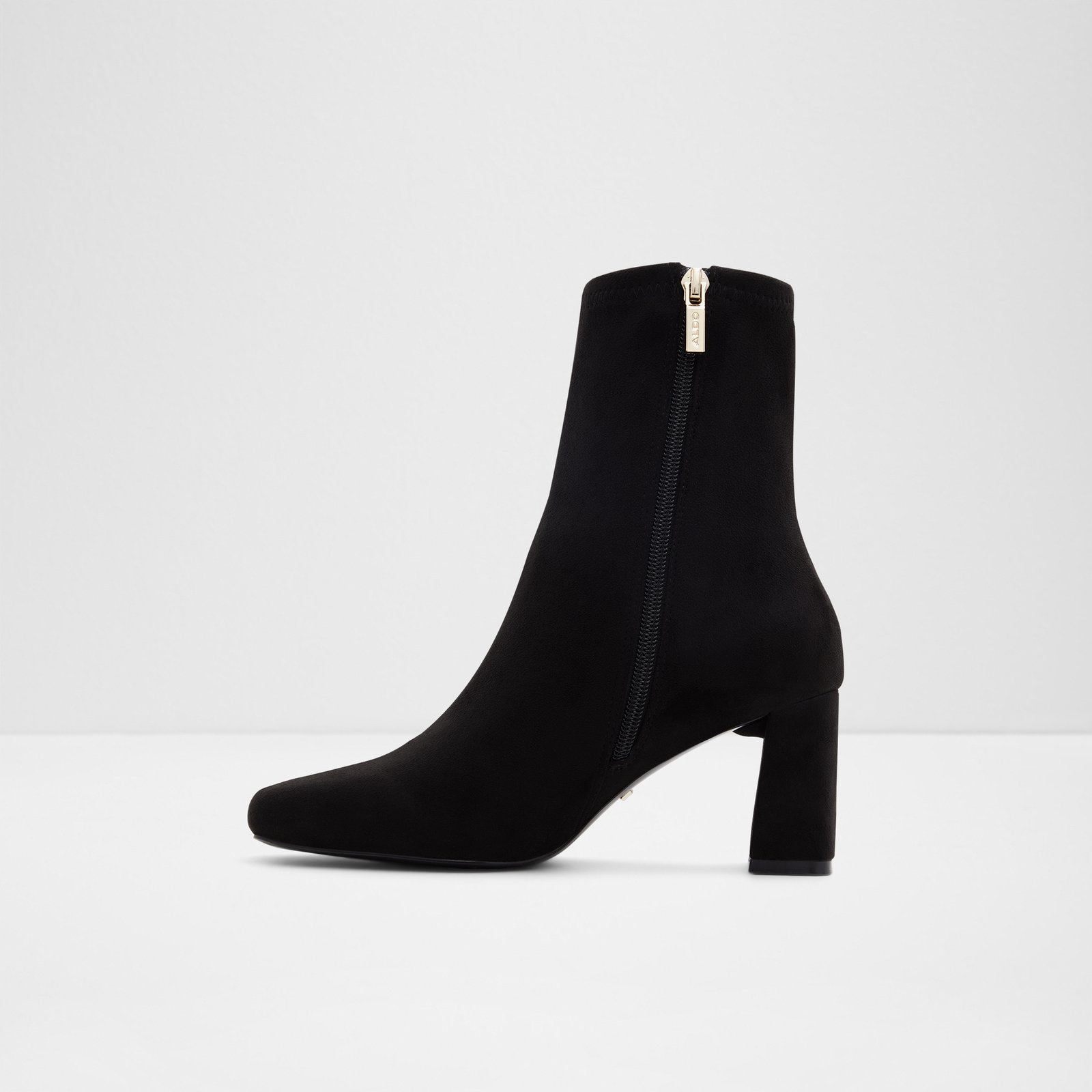 Marcella Black Textile Suede Women's Dress boots | ALDO US