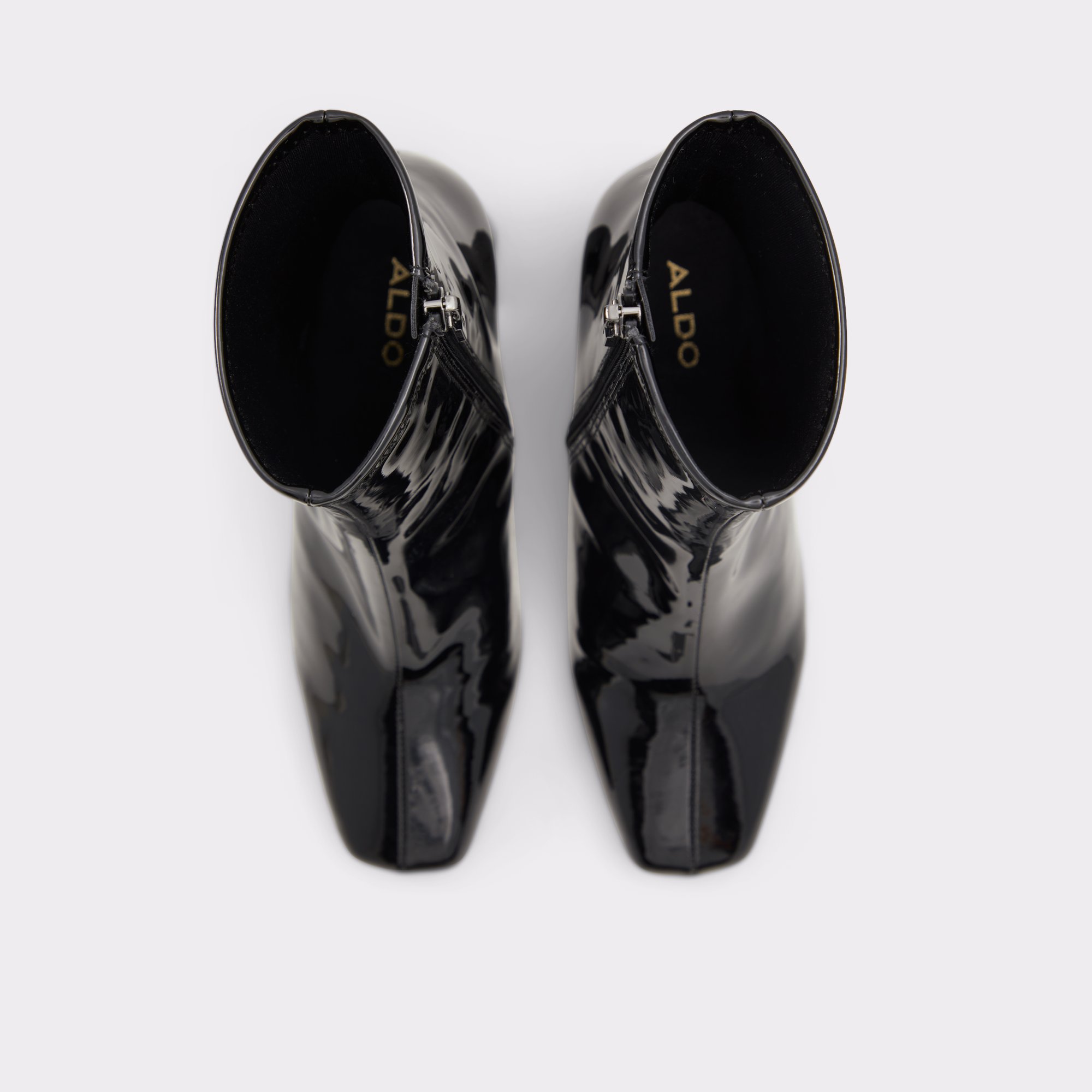 Marcella Black Synthetic Patent Women's Dress boots | ALDO Canada