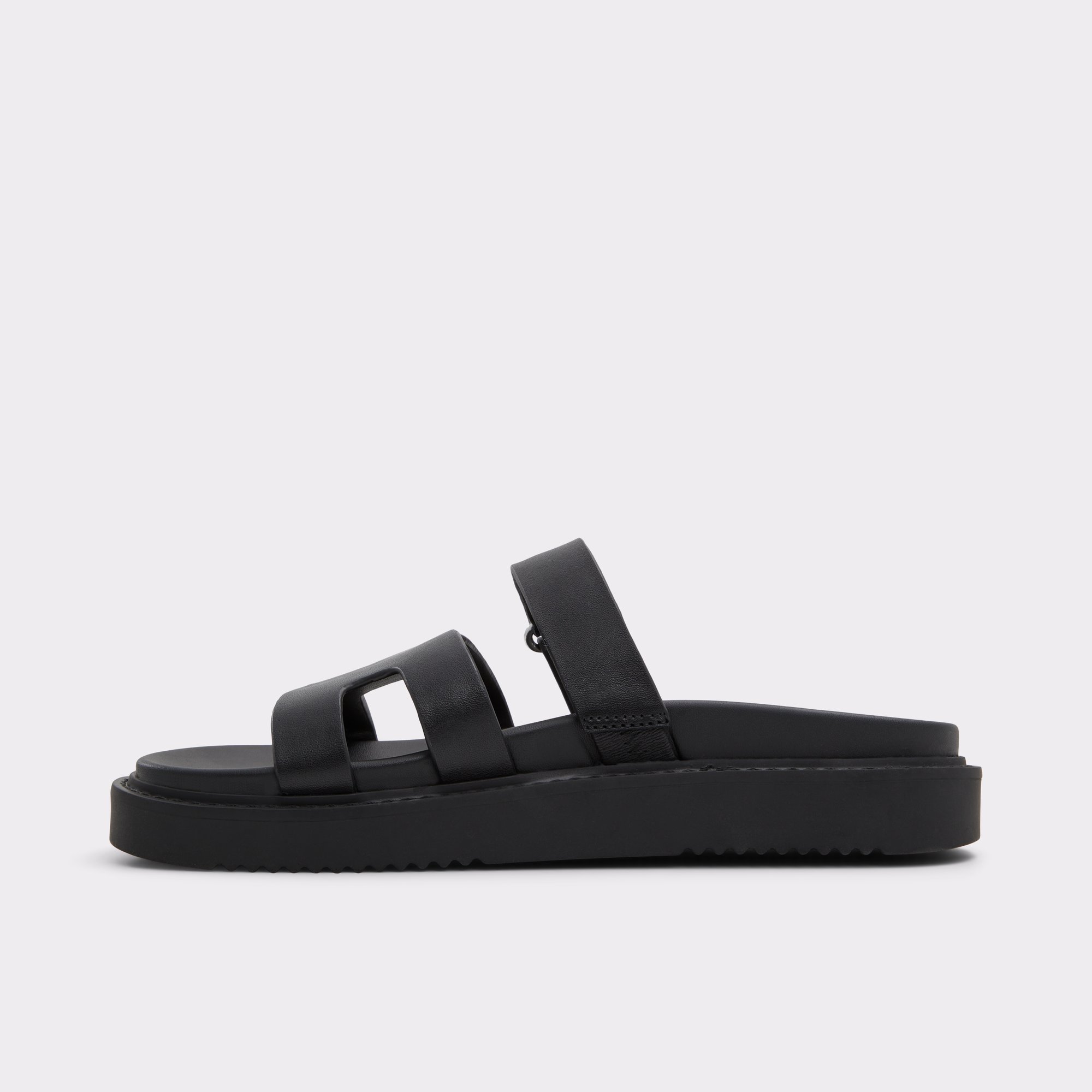 Mariella Black Women's Footbed Sandals | ALDO Canada