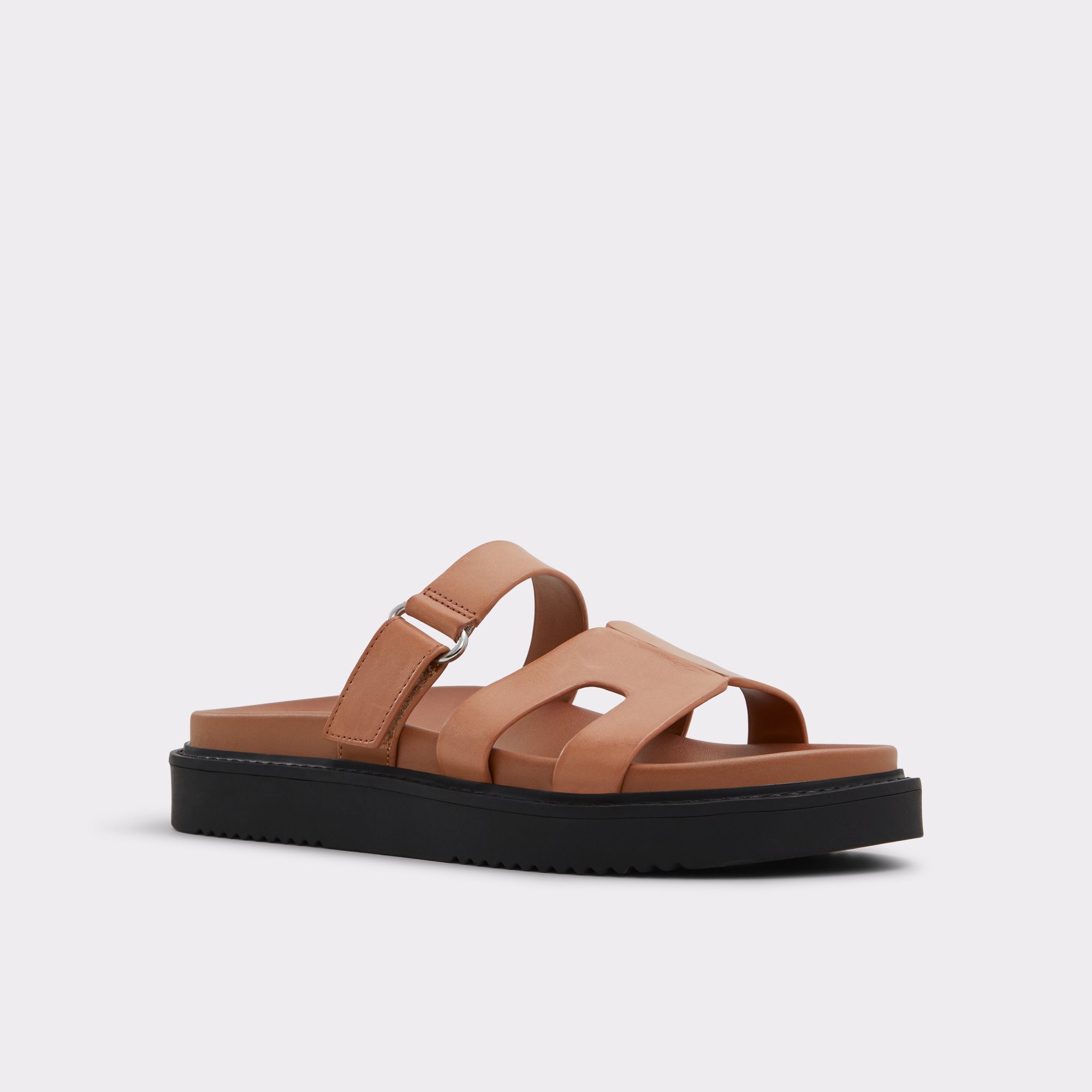 Mariella Medium Brown Women's Footbed sandals | ALDO Canada