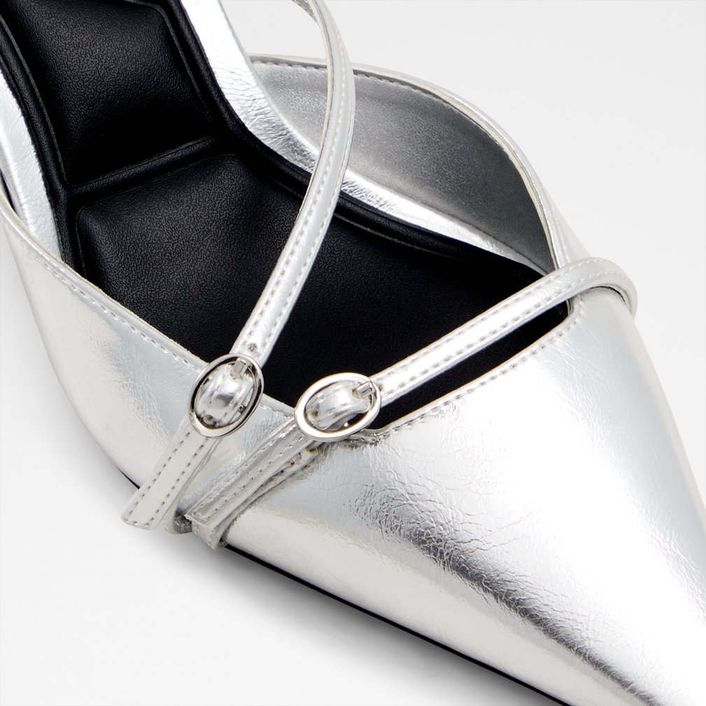 ALDO*上品/ポインテッドトゥ/スリングバック/パンプス*Marietta Marietta Silver Women's Slingbacks | ALDO US