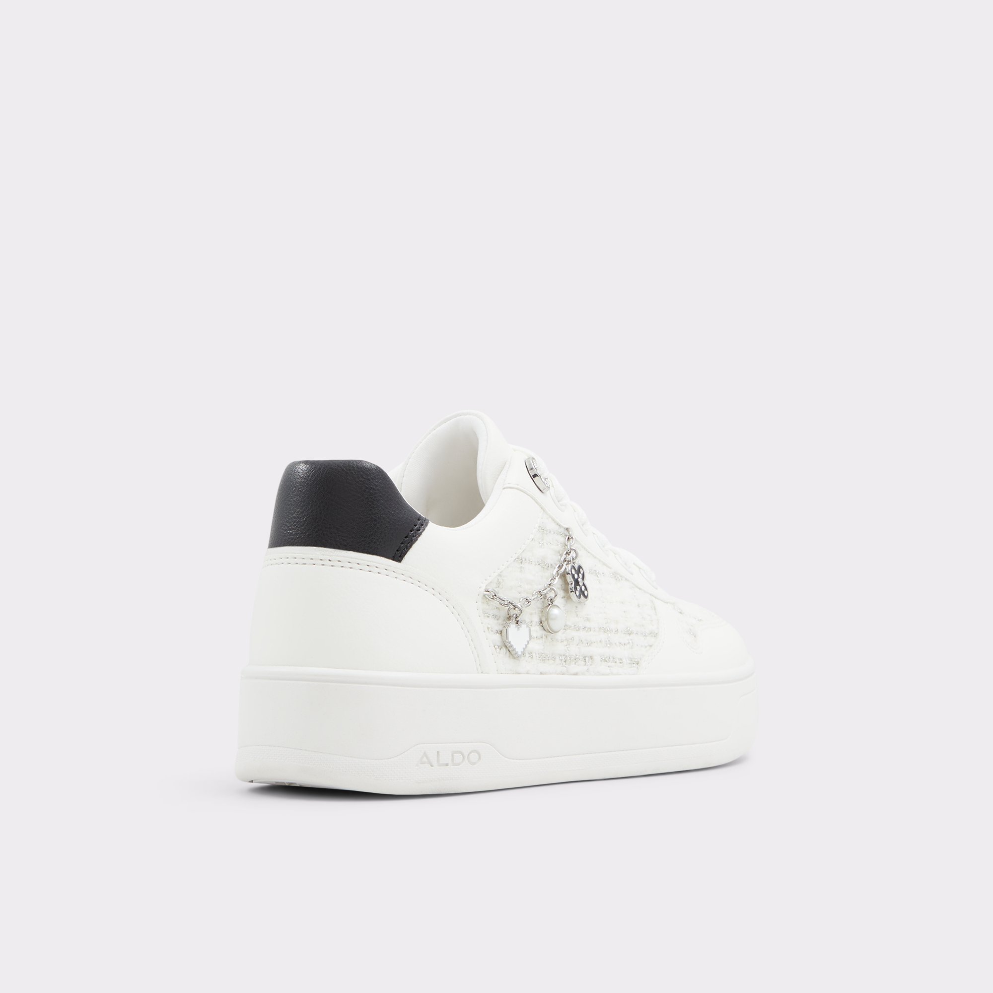 Marisette White/Black Women's Low top sneakers | ALDO Canada