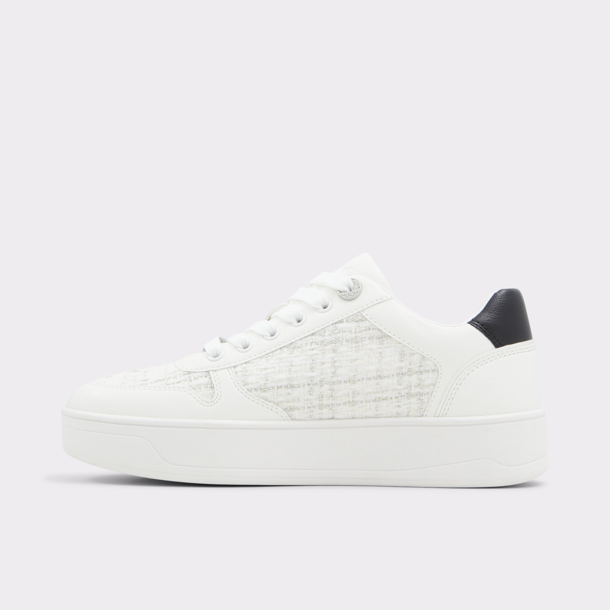 Marisette White/Black Women's Low top sneakers | ALDO Canada