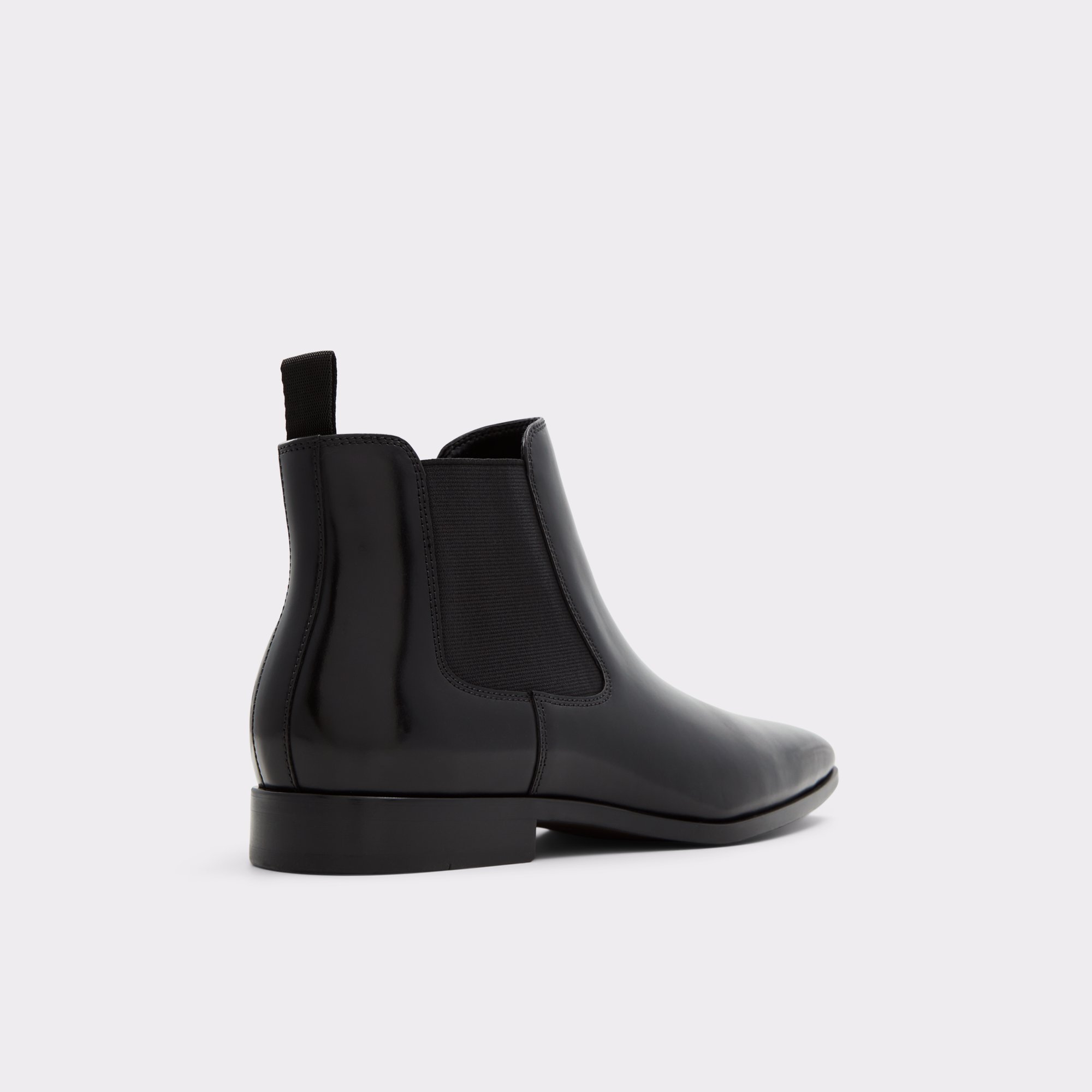Markey Black Leather Smooth Men's Dress boots | ALDO US