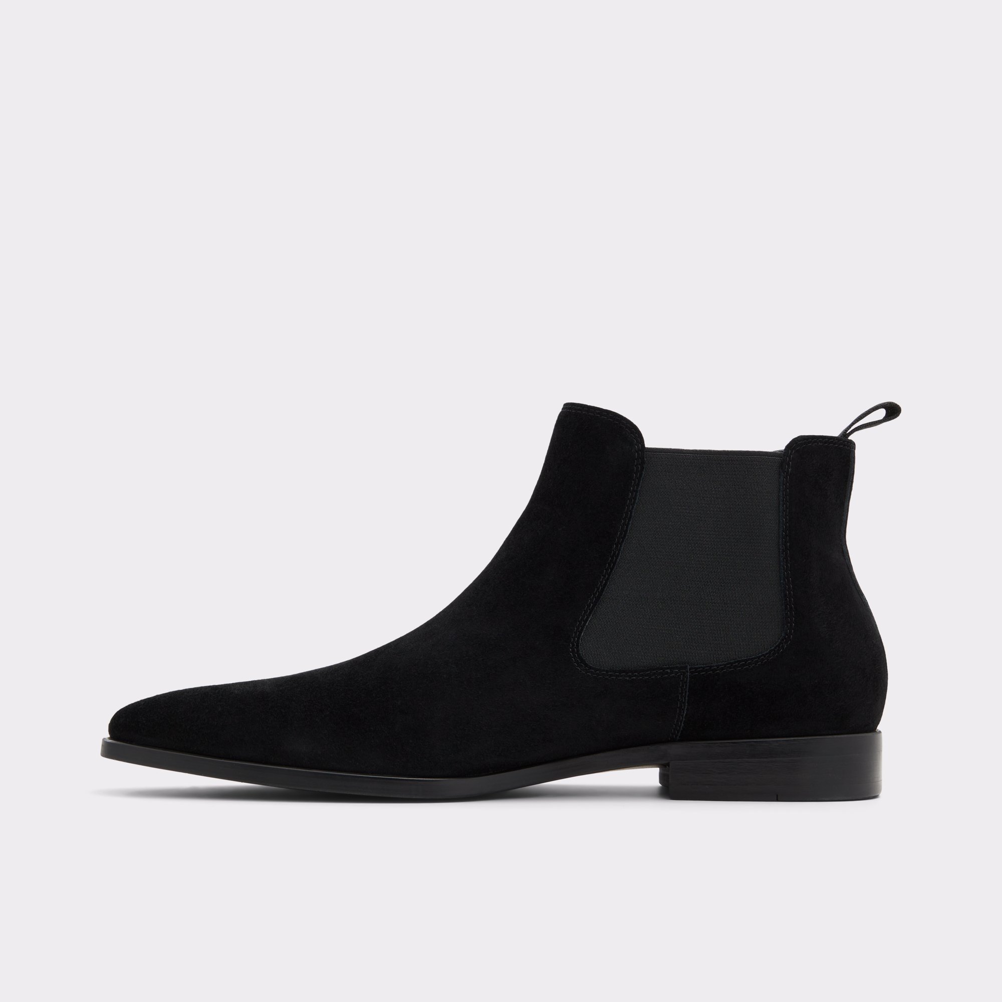 Markey Black Leather Suede Men's Boots | ALDO Canada