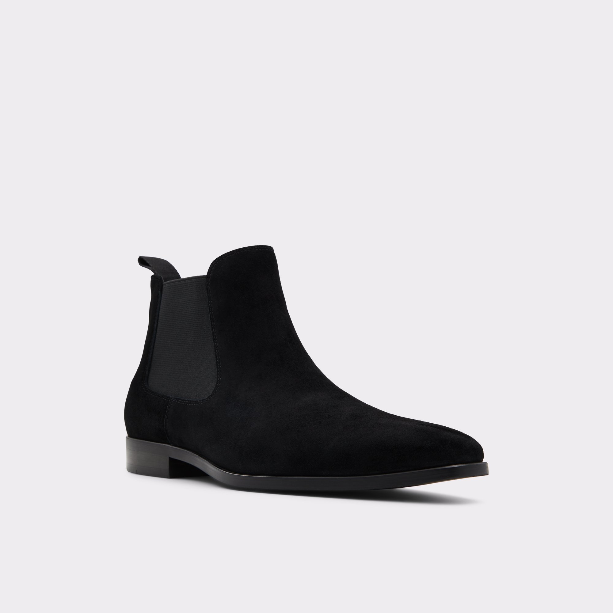 Markey Black Leather Suede Men's Boots | ALDO Canada