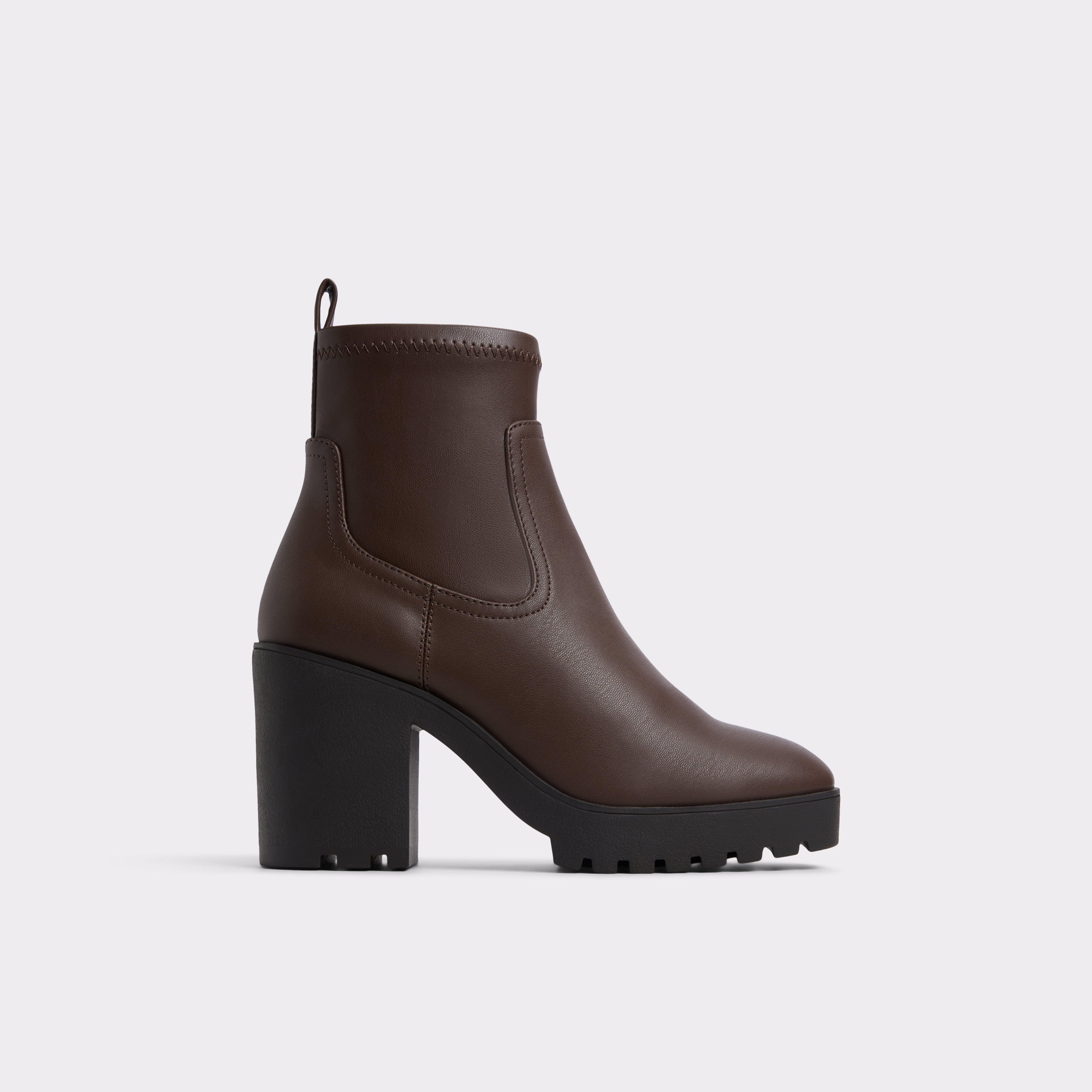 上品【ALDO】プラットフォームブーツ Marrgo marrgo_brown_201-002-