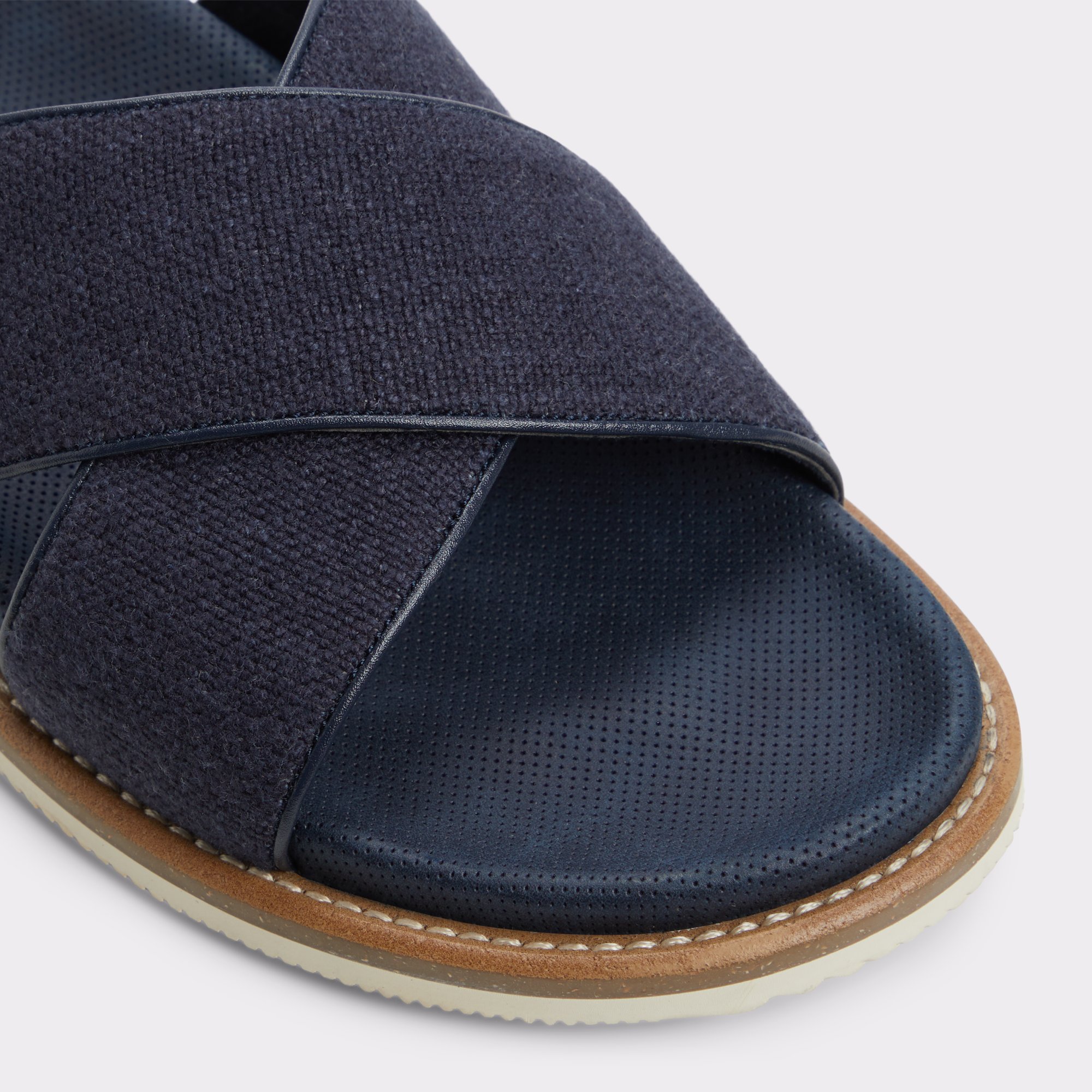 【ALDO Men's】クロスストラップ スライド サンダル Marrin Marrin Beige Men's Slides | ALDO US