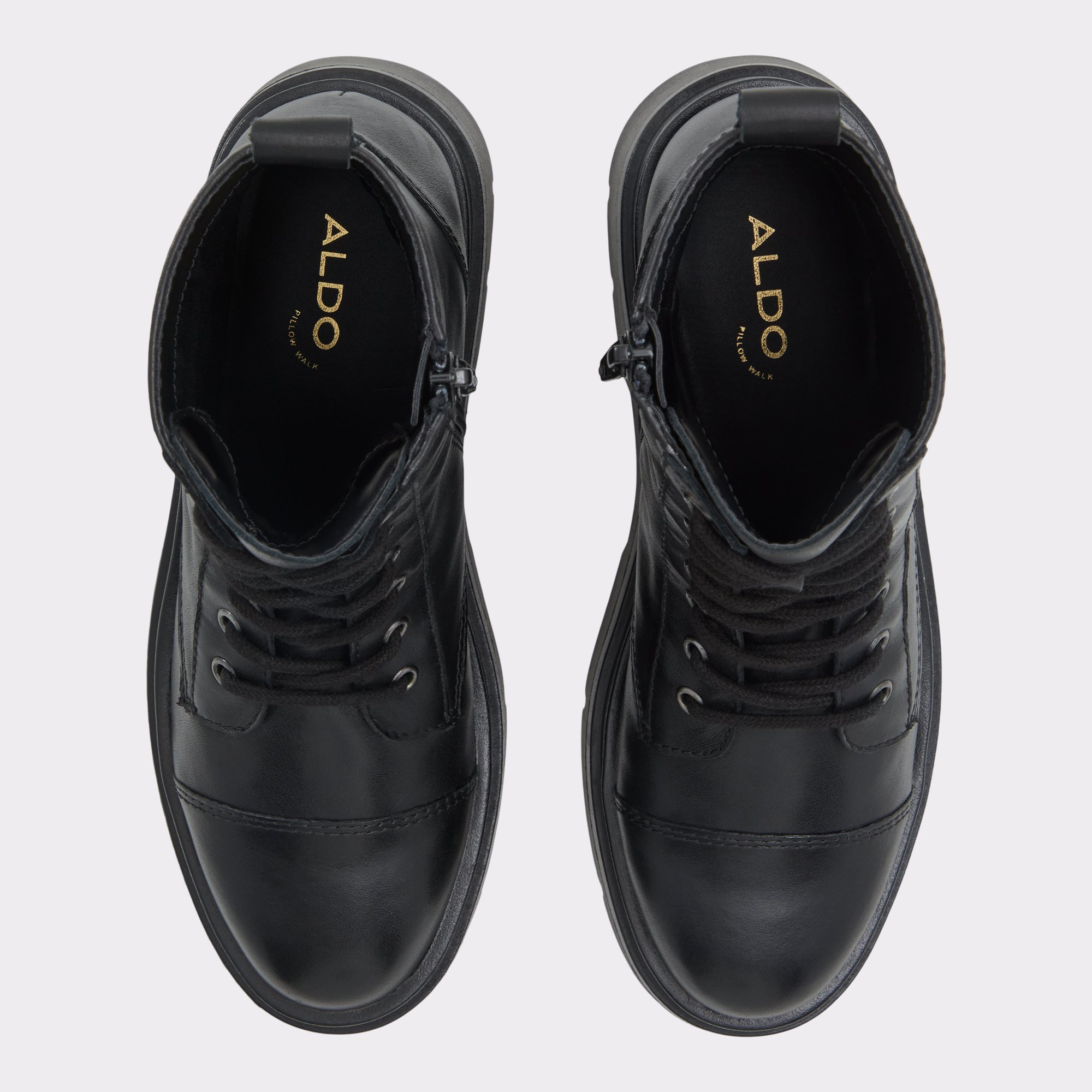 Marthia Other Black Leather Women's Combat boots | ALDO US