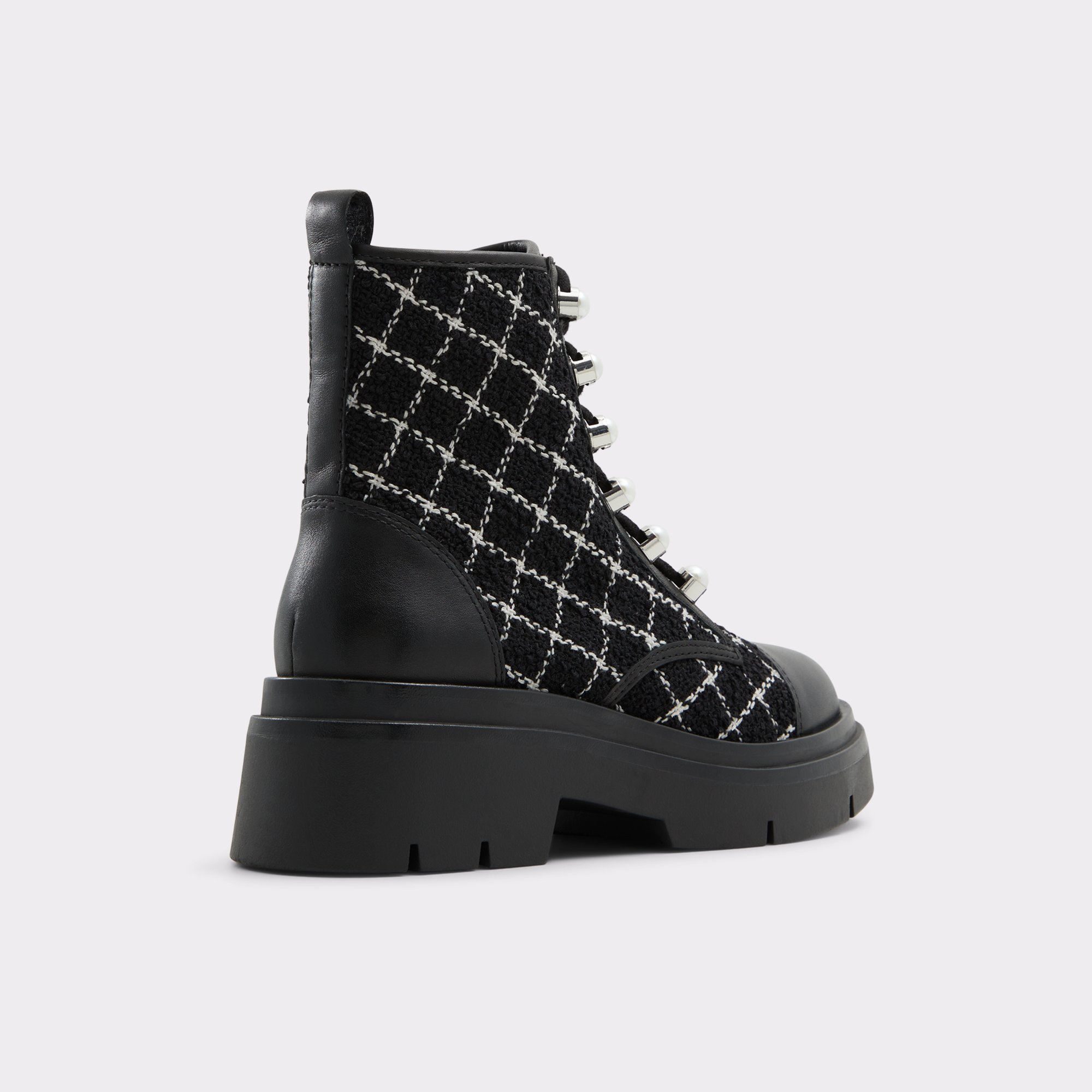 Marthia Other Black Textile Women's Combat boots | ALDO US