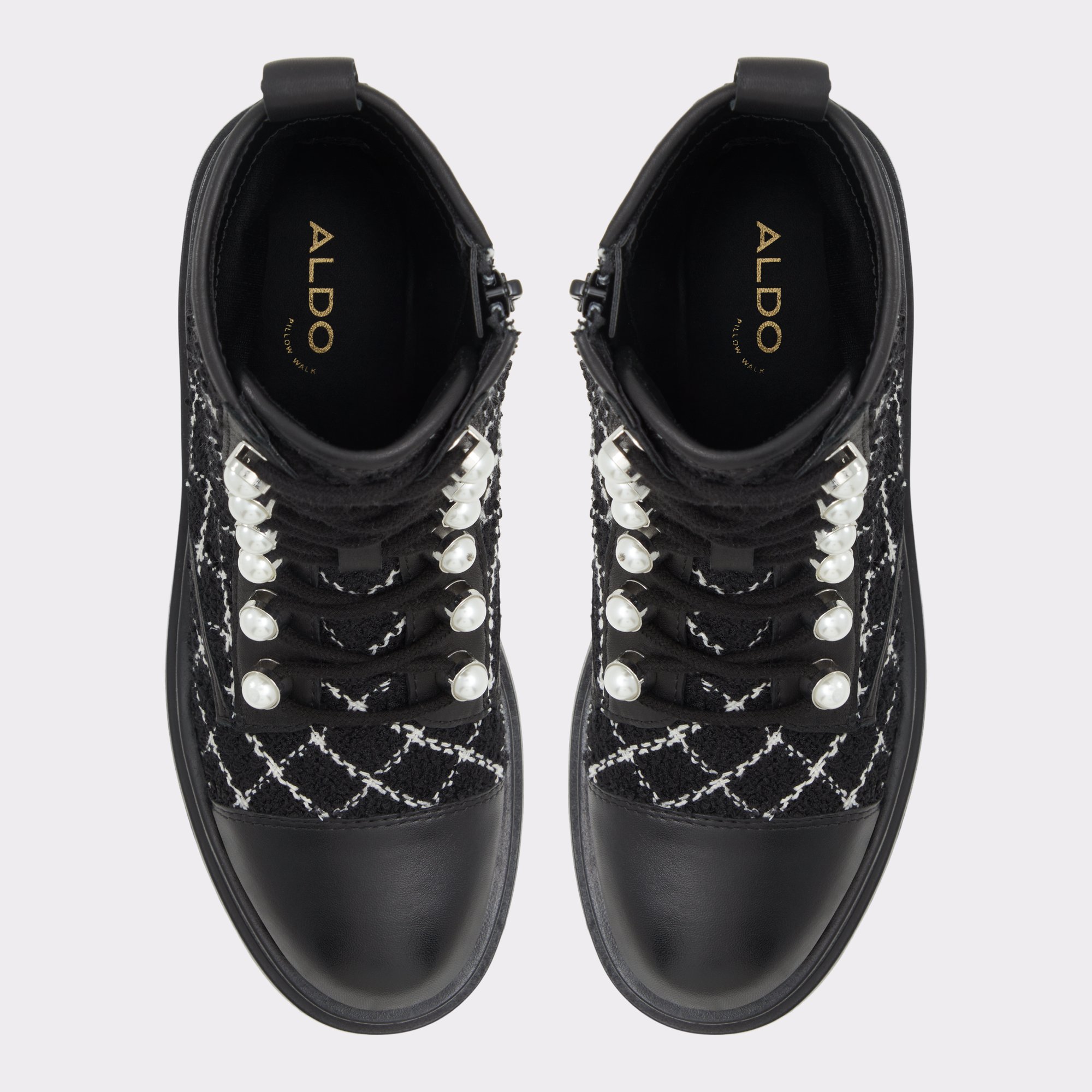 Marthia Other Black Textile Women's Combat boots | ALDO US