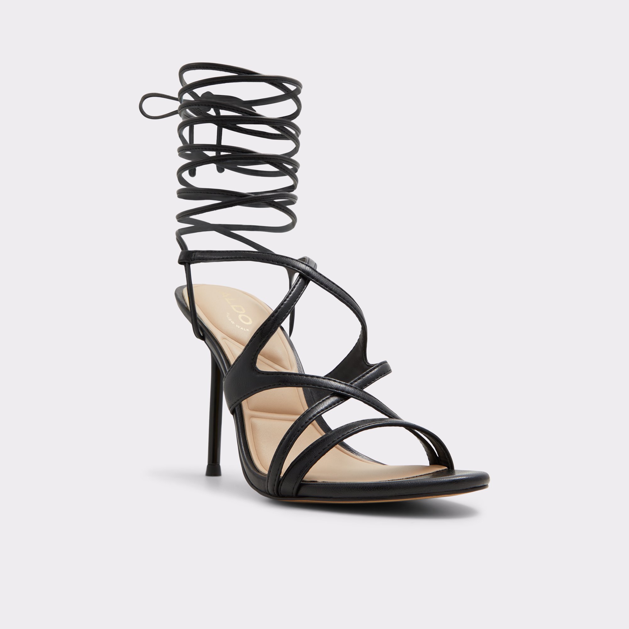 Marylou Black Women's Strappy Heels | ALDO Canada