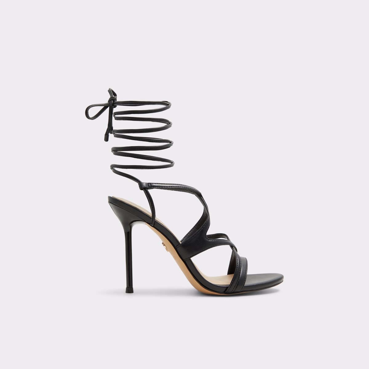 Black strappy heels canada best sale