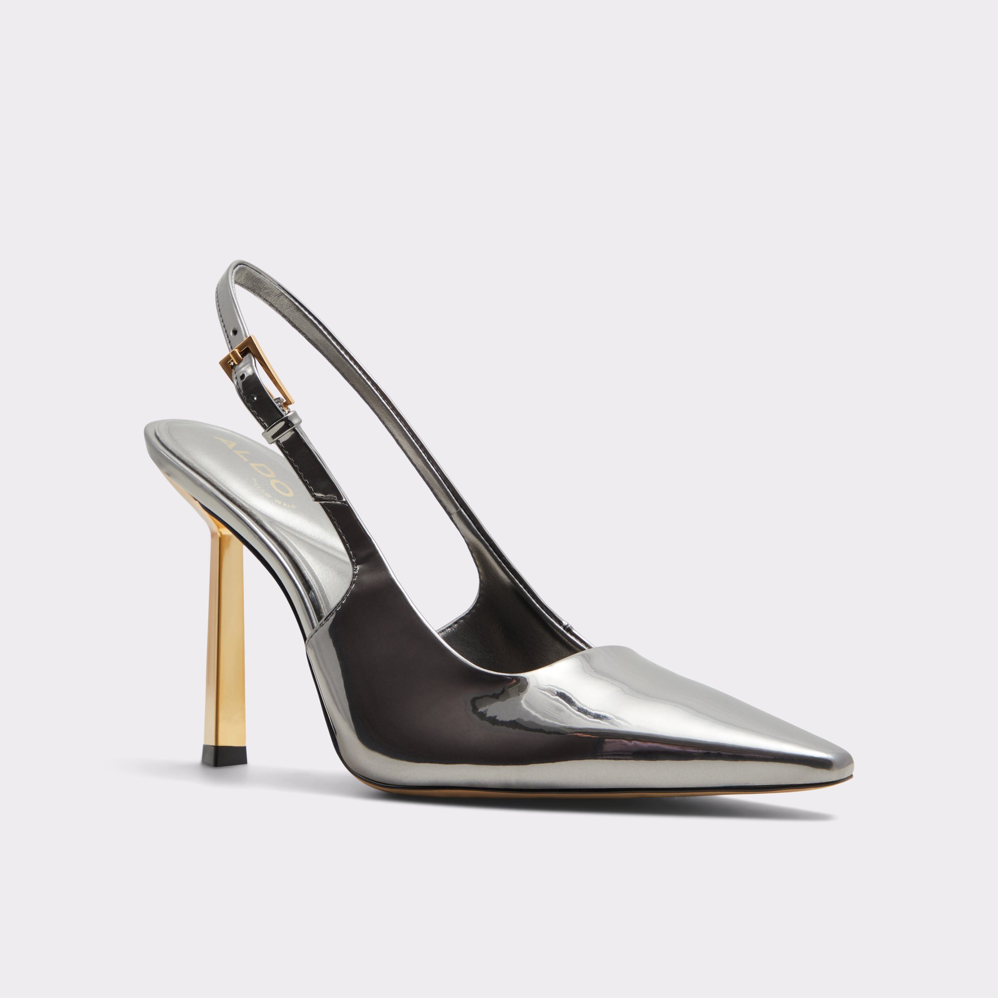 Marysa Pewter Women's Slingbacks | ALDO Canada