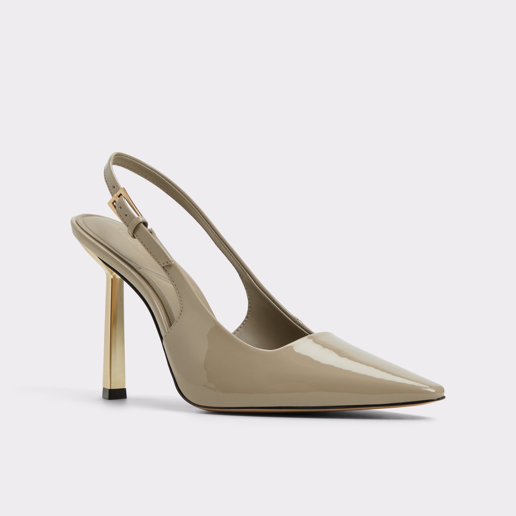【追跡あり!】ALDO Marysa スリングバックハイヒール メタリック 追跡あり!】ALDO Marysa スリングバックハイヒール メタリック