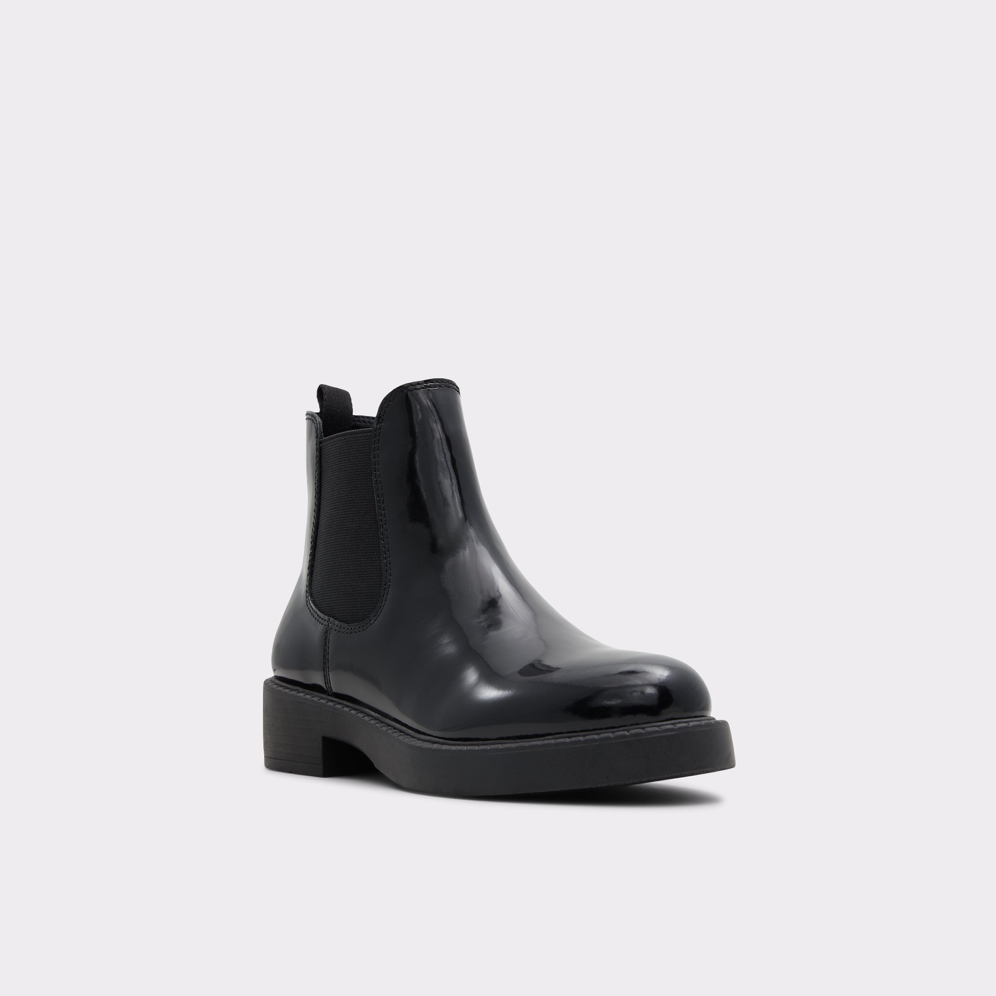 May Black Leather Shiny Women's Chelsea boots | ALDO US